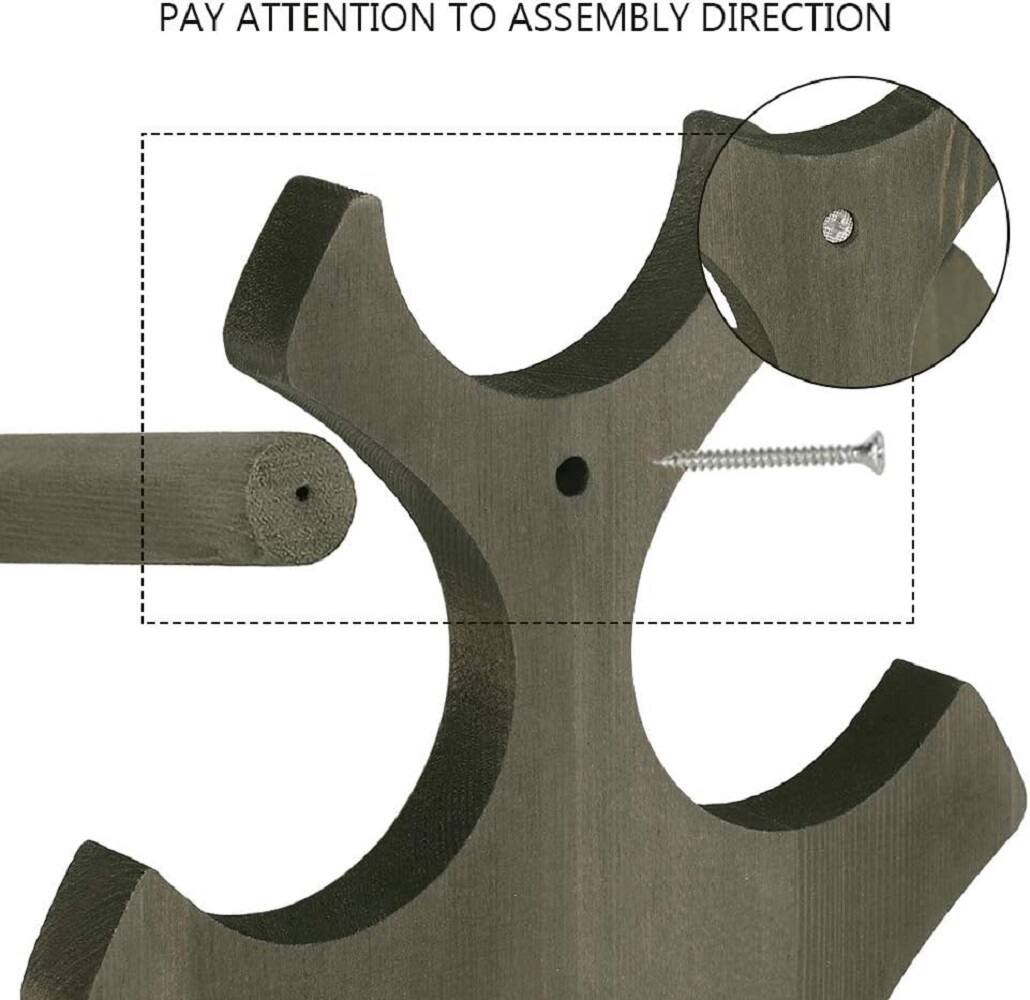 NEX™ 16" Countertop 6-Bottle Wood Wine Rack