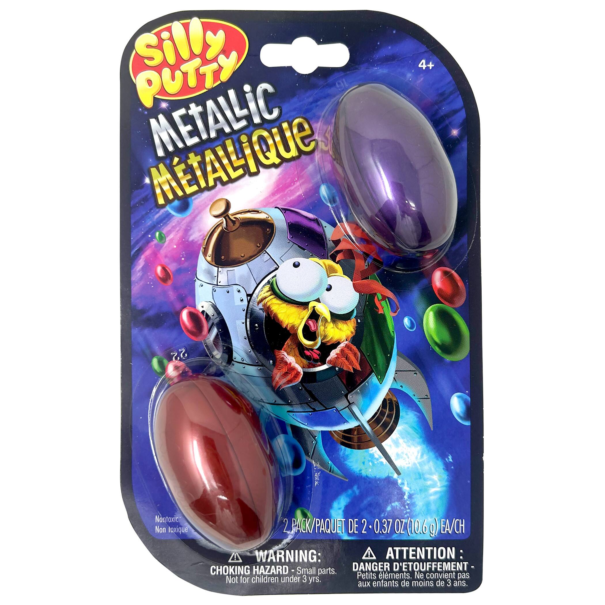 Crayola® 3/8 oz. Silly Putty Metallic Eggs, 2ct.