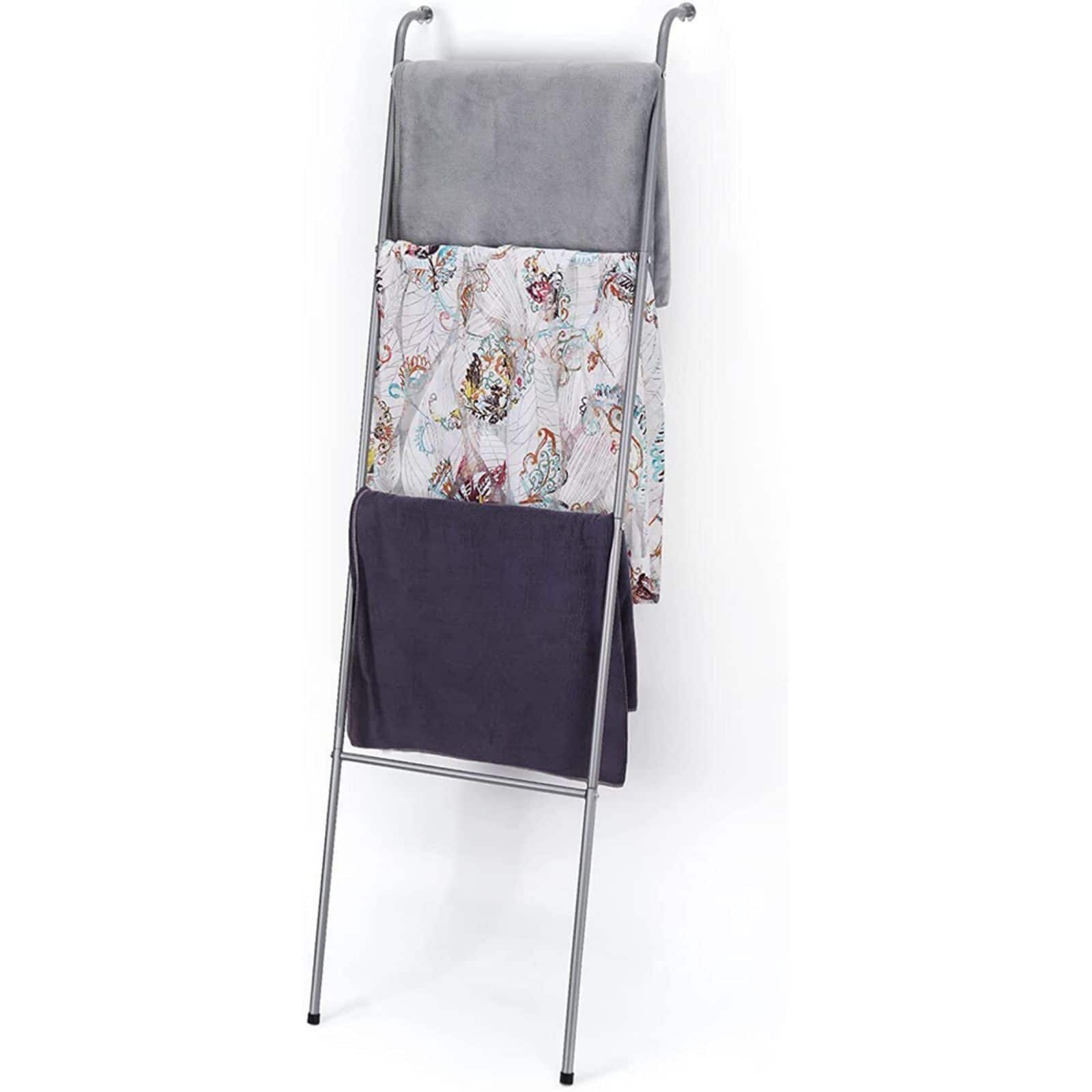 NEX™ 5ft. 4-Bar Wall-Leaning Free-Standing Blanket Ladder