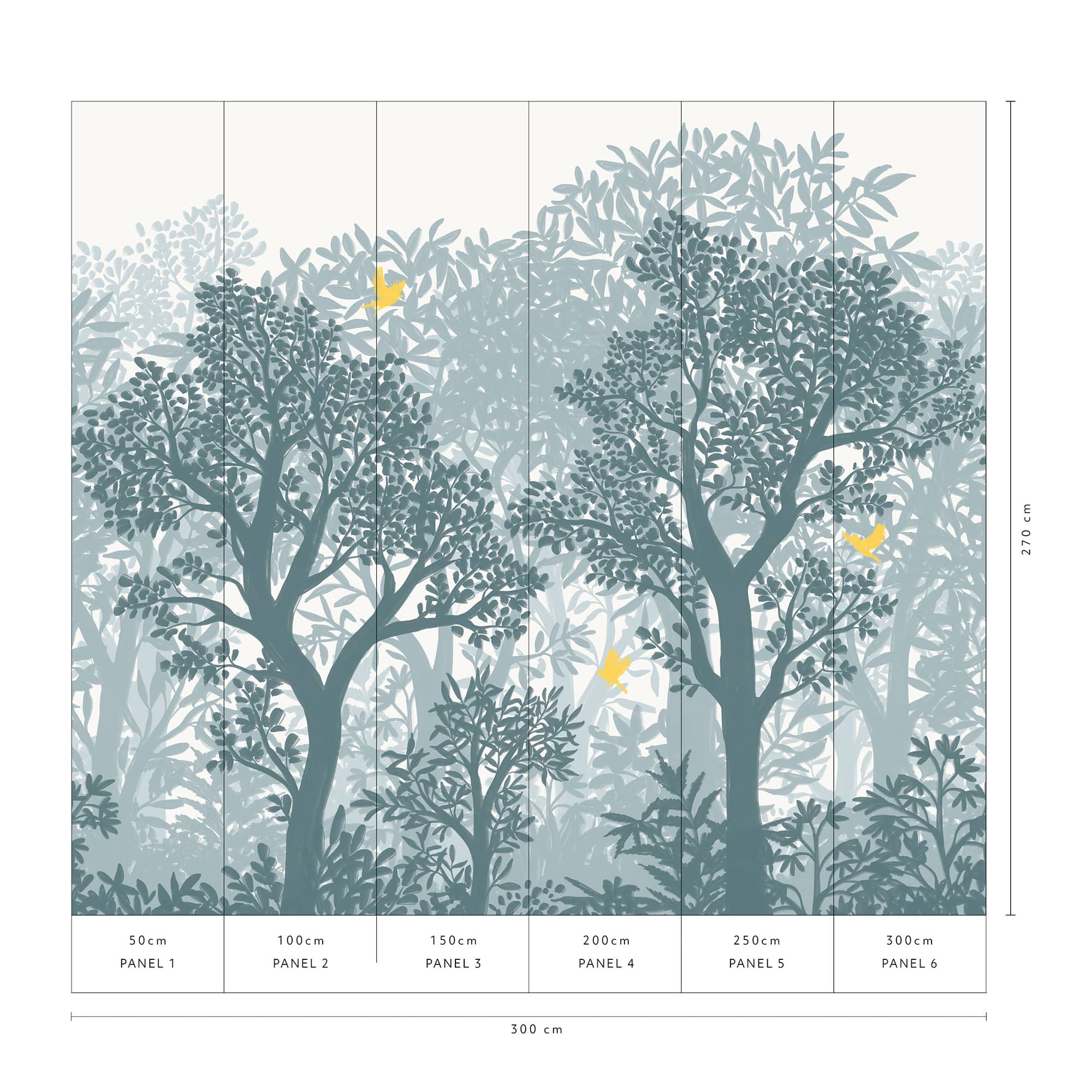 Designs Direct Forest Flight Wall Mural