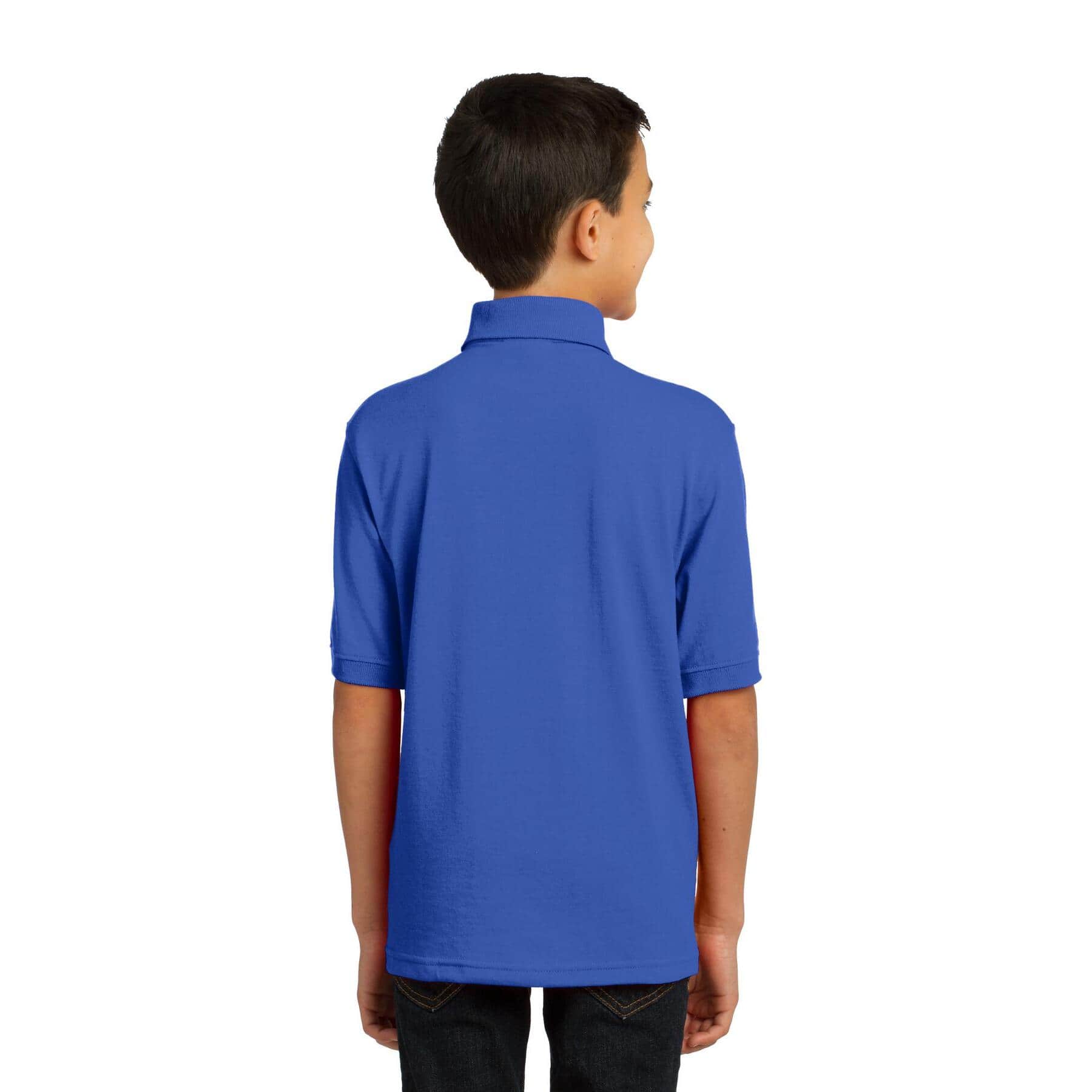 Port & Company® Youth Core Blend Jersey Knit Polo