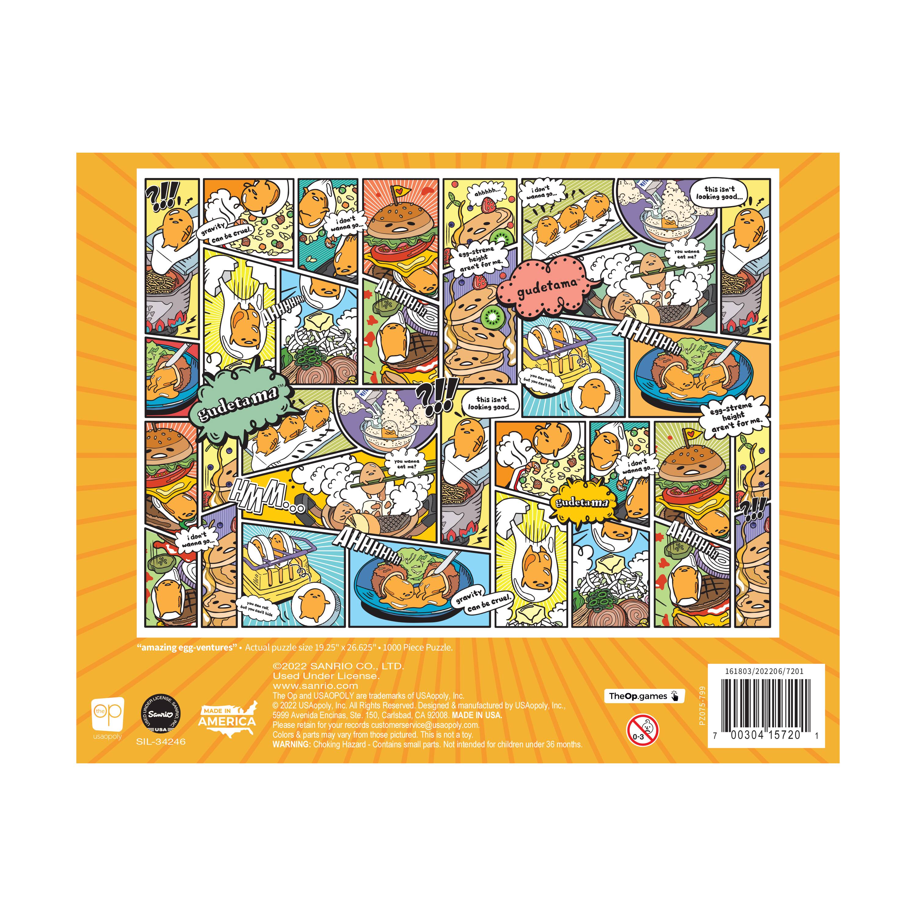 Gudetama - Amazing Egg-Ventures Puzzle: 1000 Pcs
