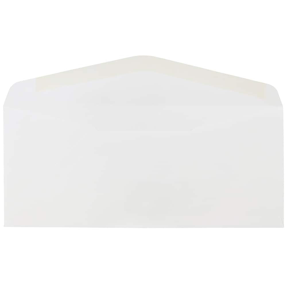 JAM Paper Bulk 4" x 9.5" White Commercial Window Envelopes