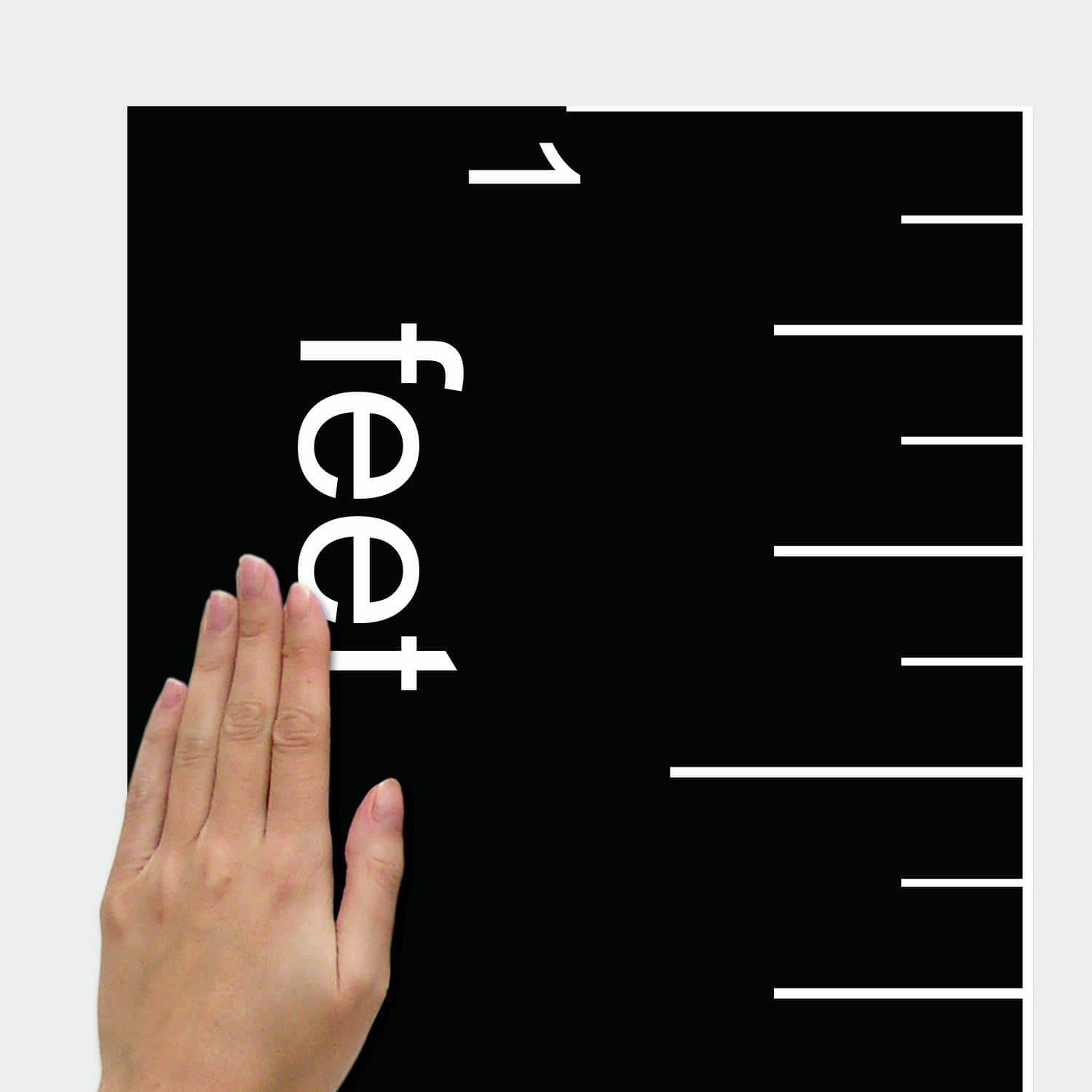 RoomMates Growth Chart Chalk Ruler Peel & Stick Giant Decal