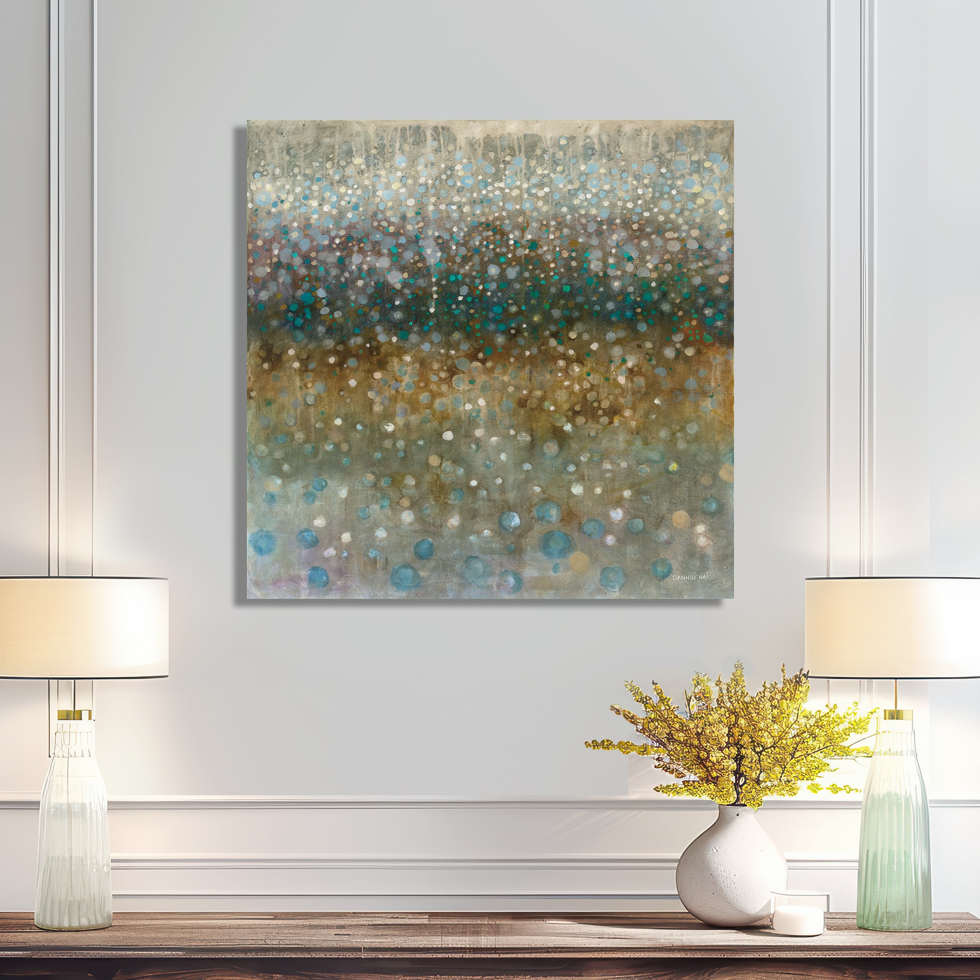 Designart - Brown Rain