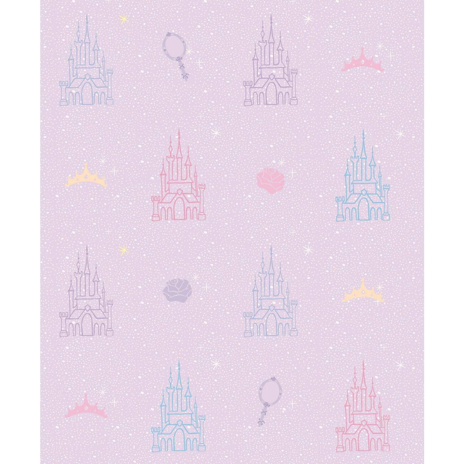 RoomMates Disney Princess Castle Peel & Stick Wallpaper