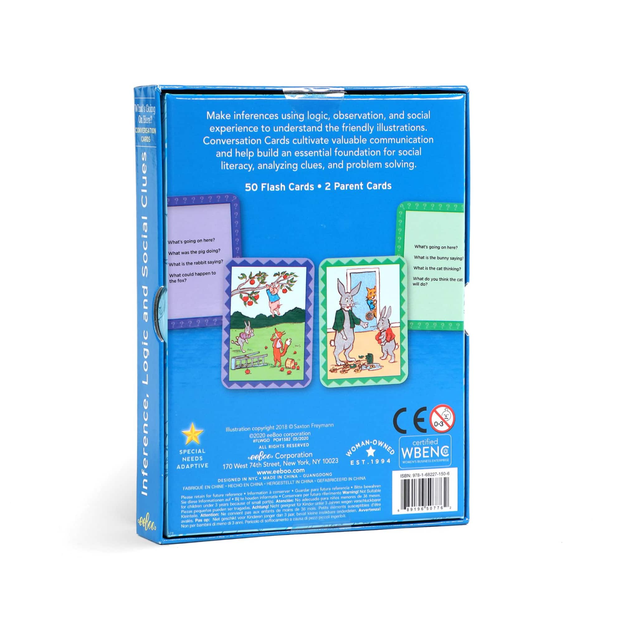 eeBoo What's Going On Here? Conversation Flashcards