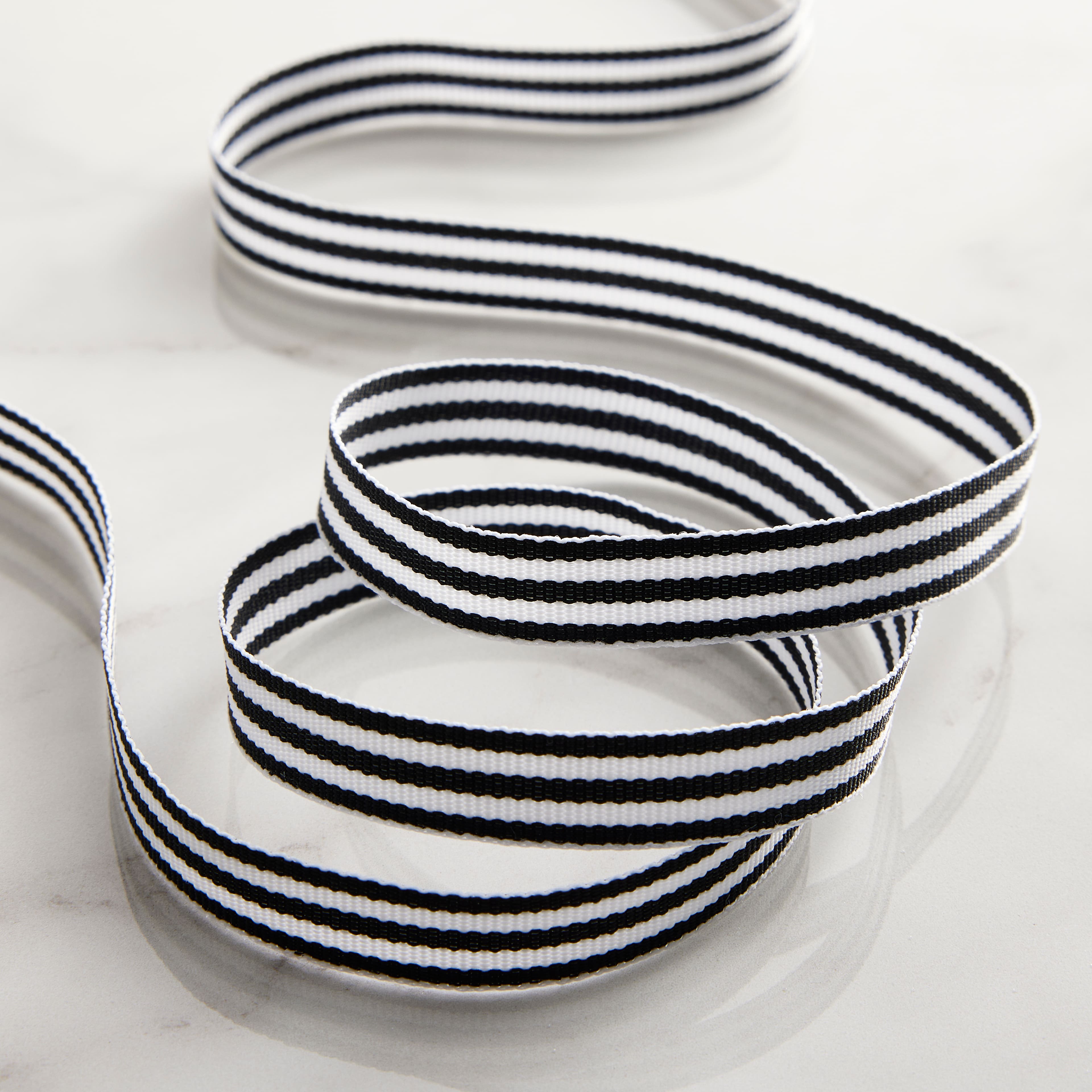 12 Pack: 3/8" x 7yd. Grosgrain Stripe Ribbon by Celebrate It™