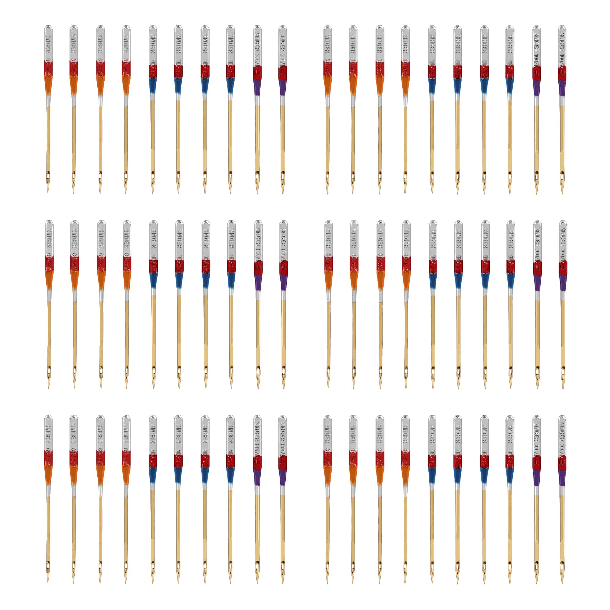 SINGER® Titanium Universal Regular Point Sewing Machine Needles, 60ct.