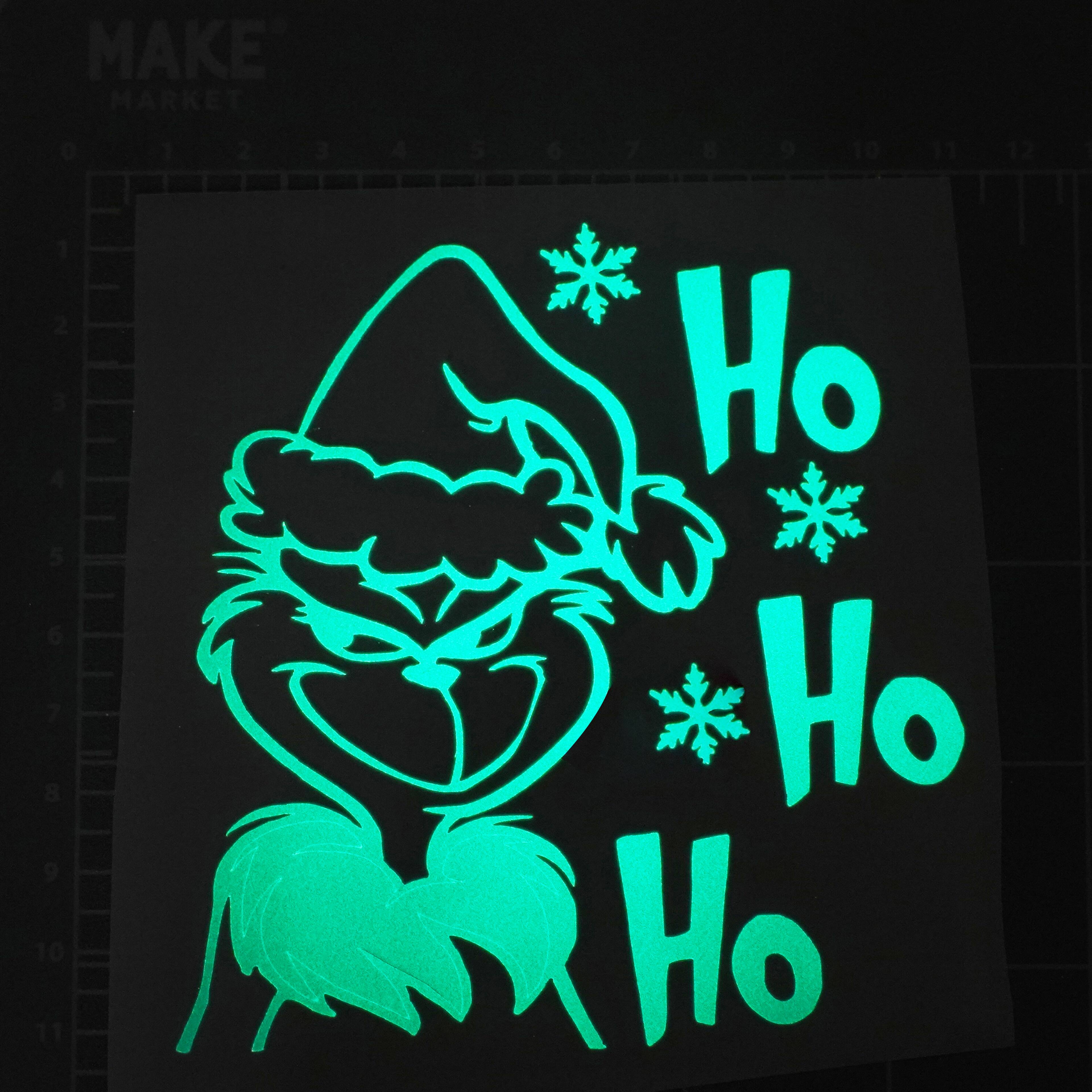 12 Pack: Holographic Glow-in-the-Dark Permanent Vinyl by Make Market®