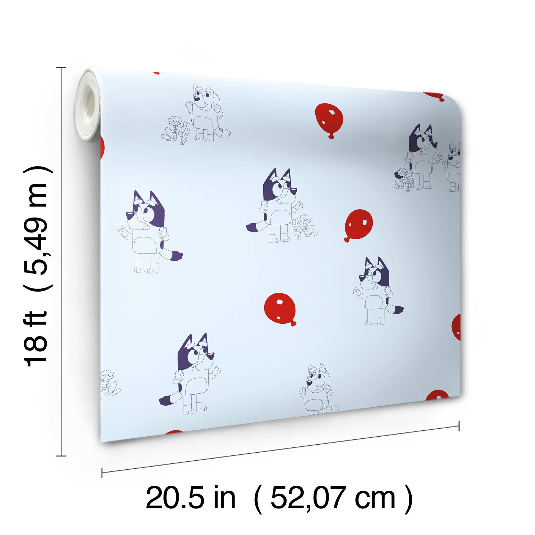 RoomMates Bluey Keepy Uppy Peel & Stick Wallpaper