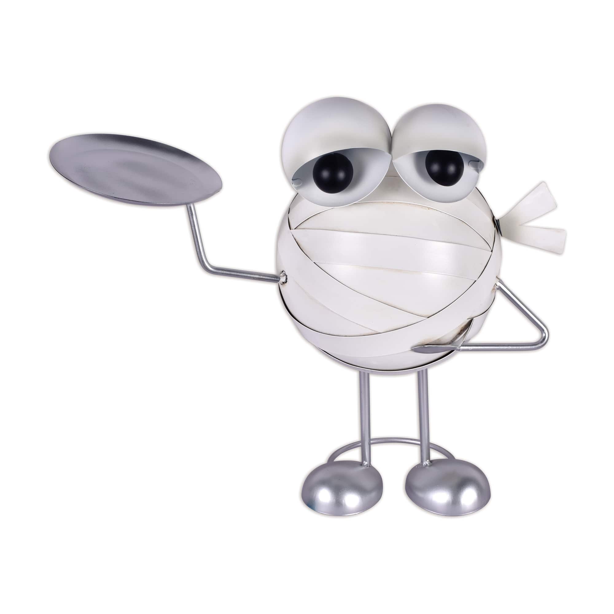 Sunset Vista Designs® 15.5" White Whimsical Sharmin the Mummy Monster Porch Sitter