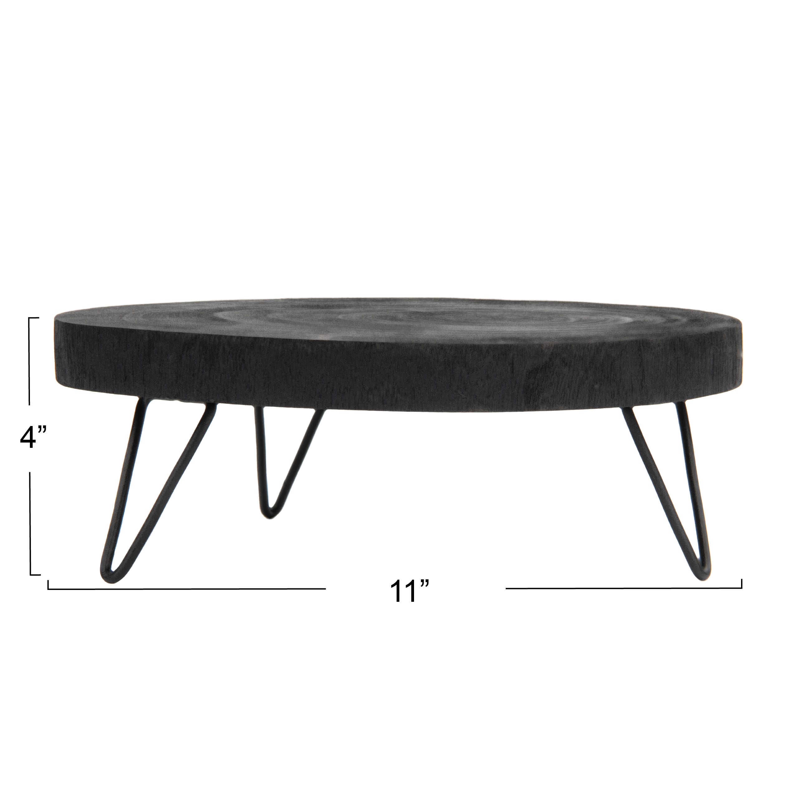 Hello Honey® Decorative Paulownia Wood Pedestal