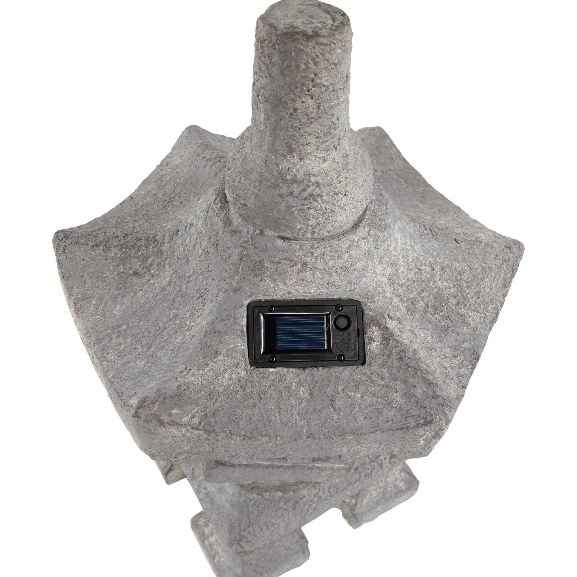 20" Solar Powered LED Pagoda Outdoor Garden Statue
