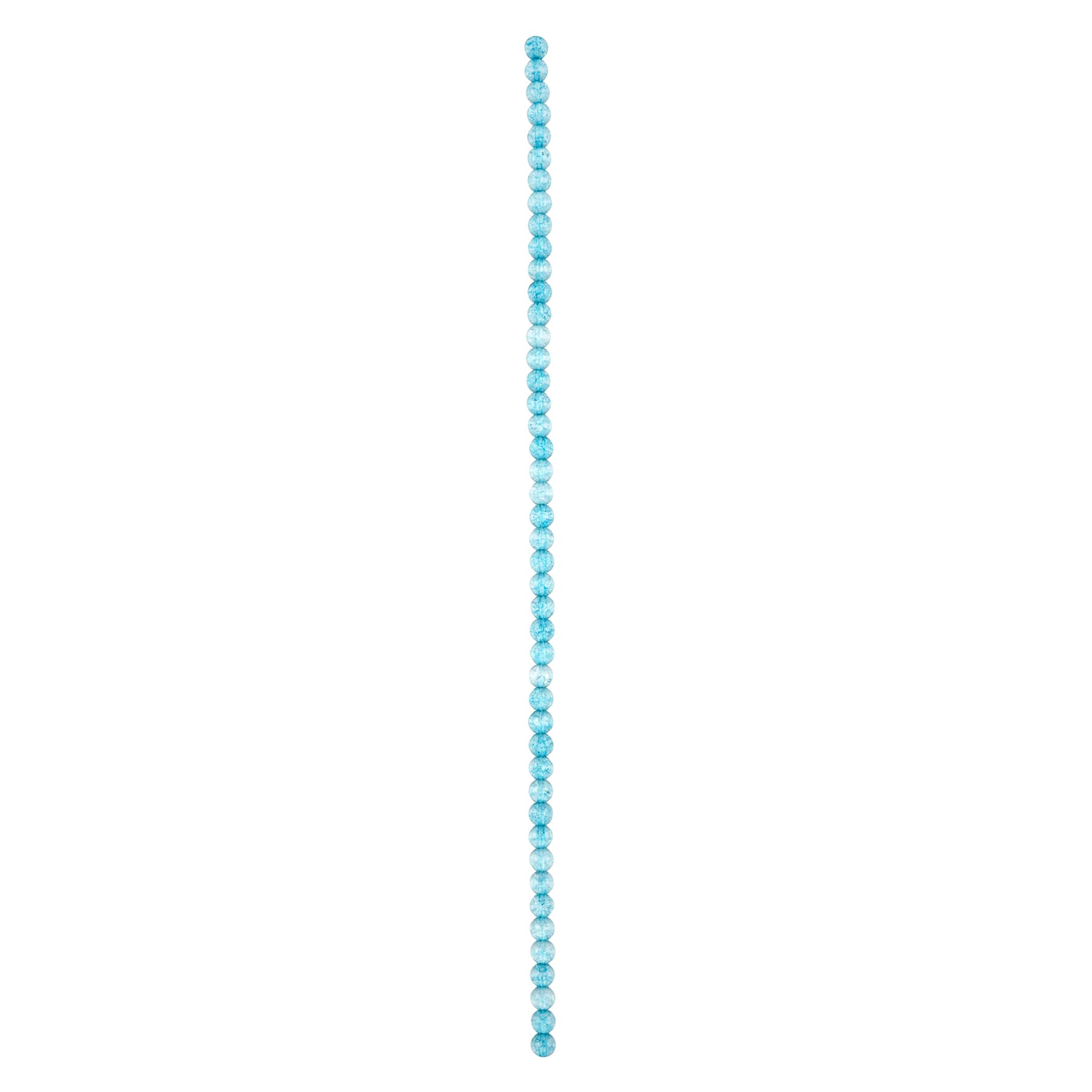 12 Pack: Light Blue Quartz Round Beads by Bead Landing™