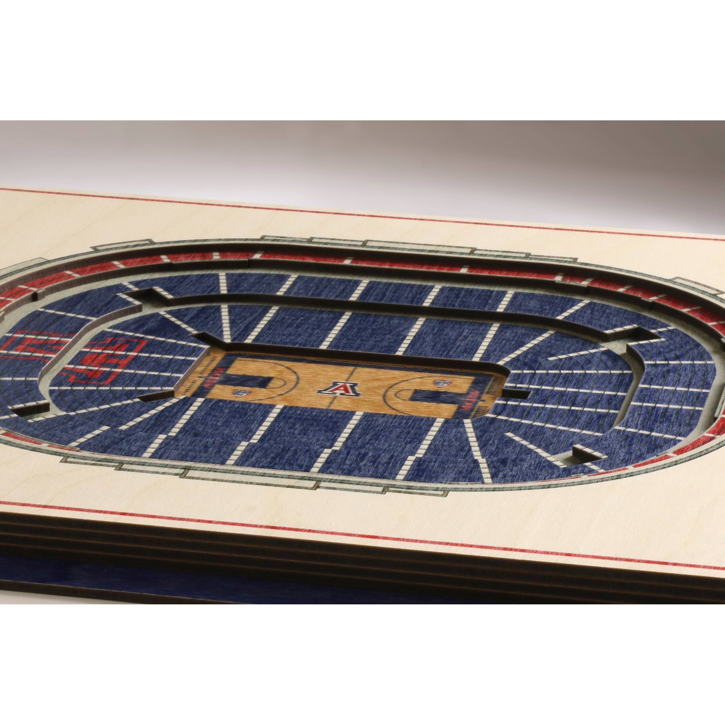 NCAA 5-Layer StadiumView Wall Art