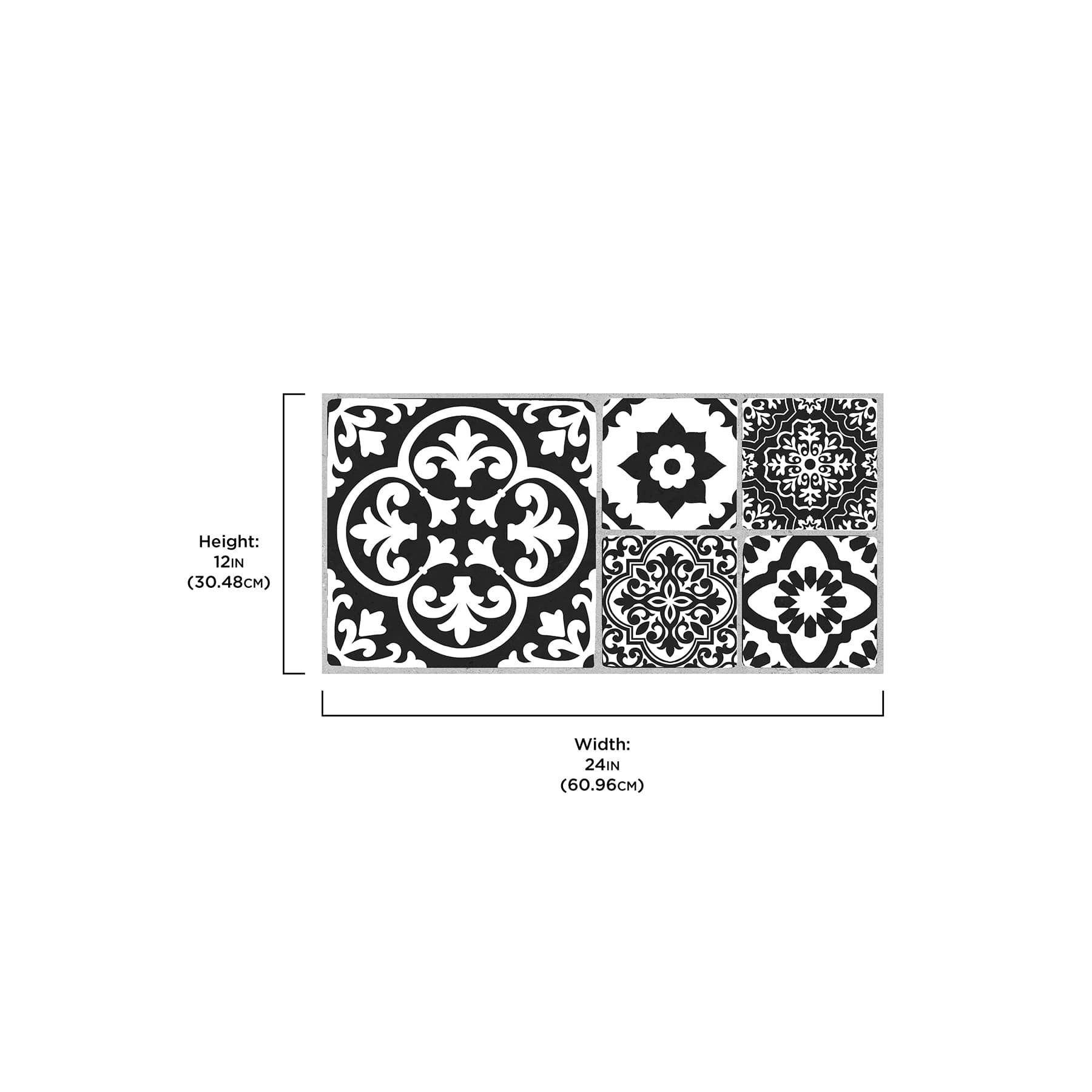 FloorPops Valencia Peel & Stick Floor Tiles, 6ct.