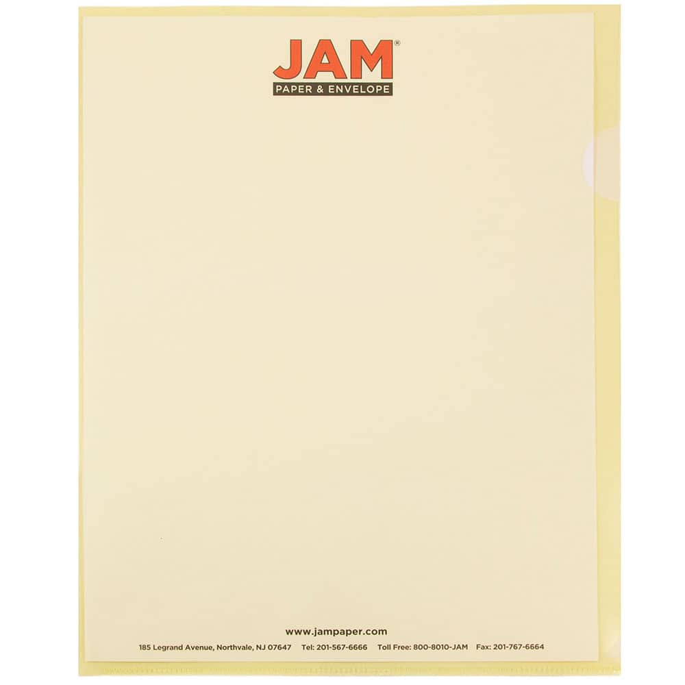 JAM Paper 9" x 11.5" Plastic Sleeve Page Protectors, 12ct.