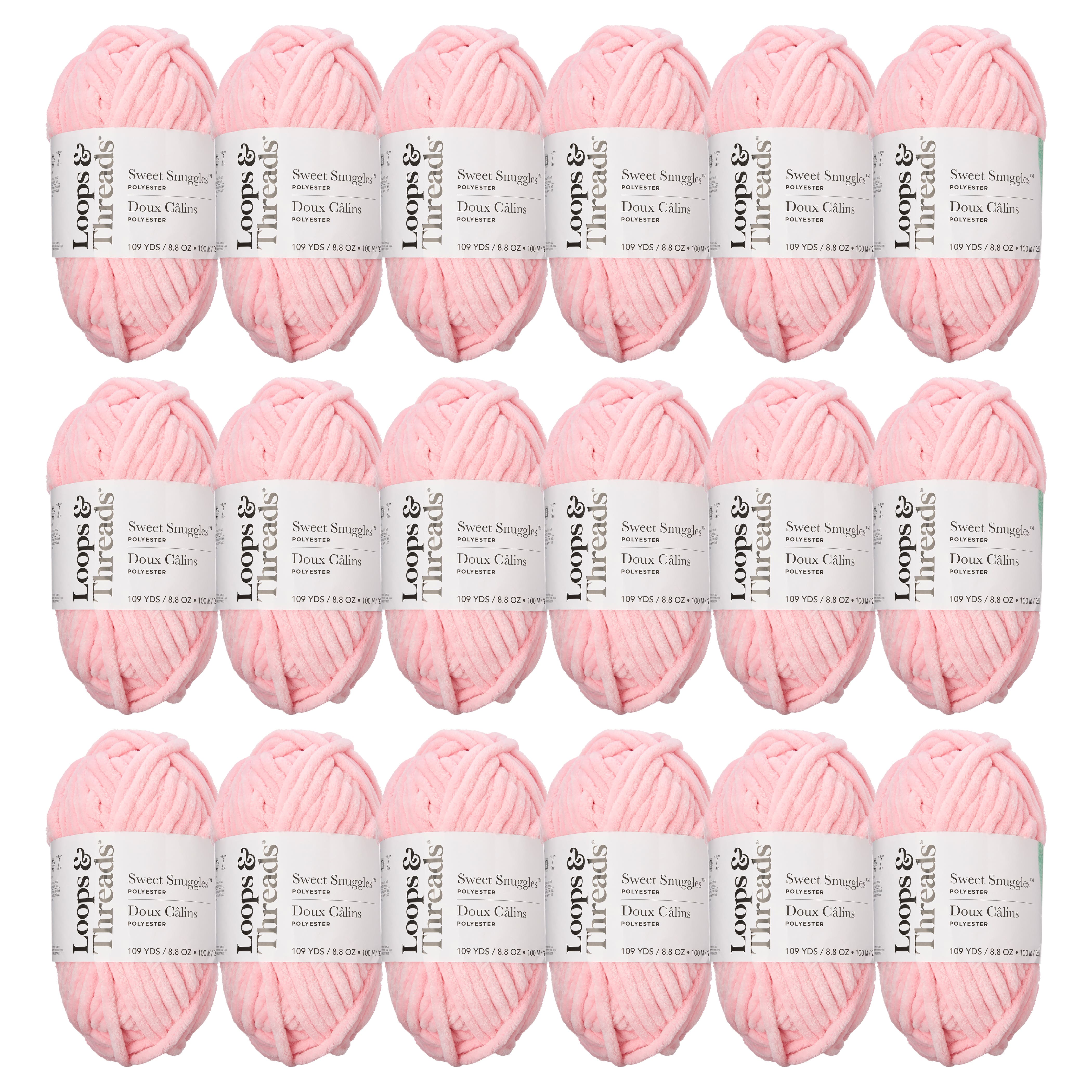 18 Pack: Sweet Snuggles™ Yarn by Loops & Threads®