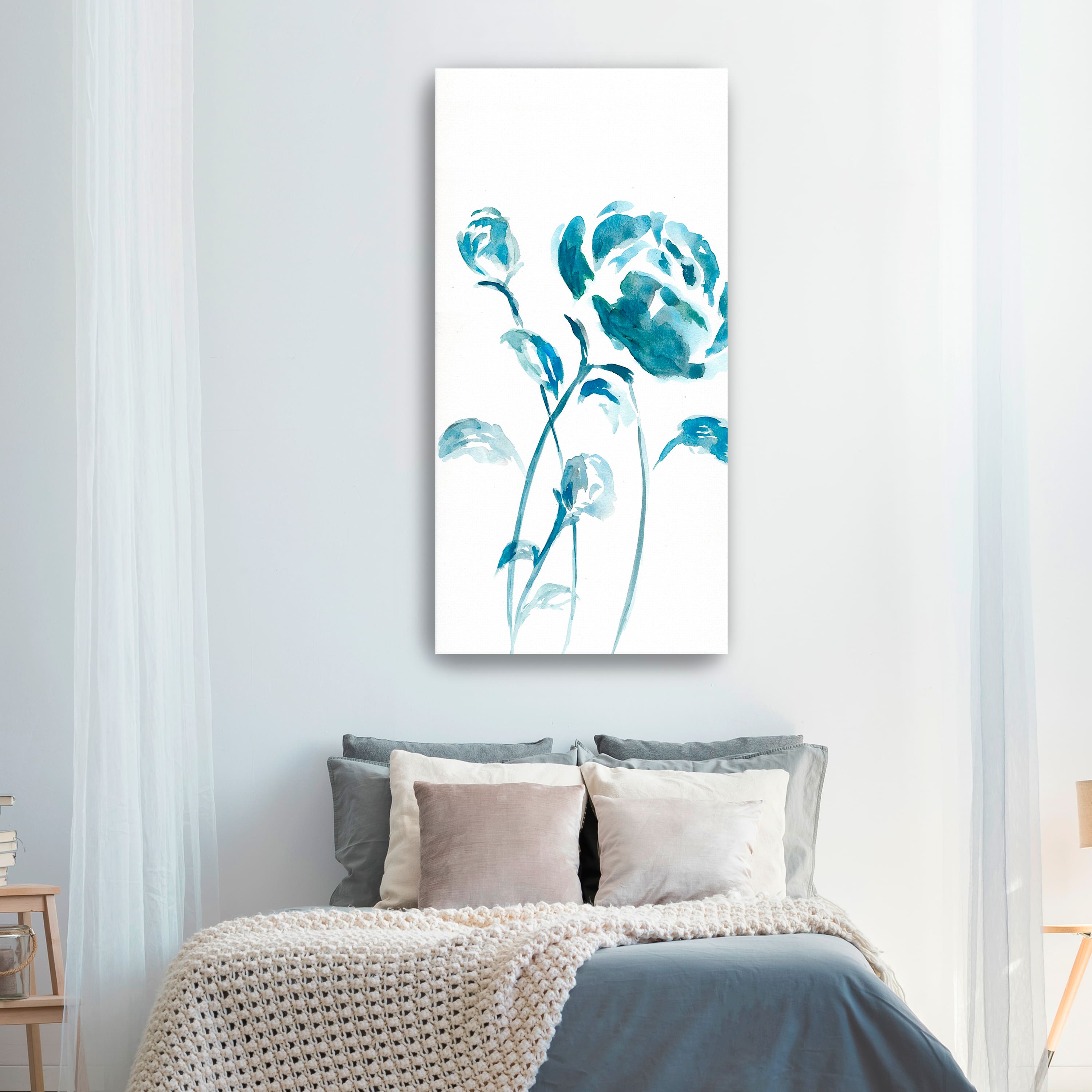 Blue Peonies II Canvas Giclee