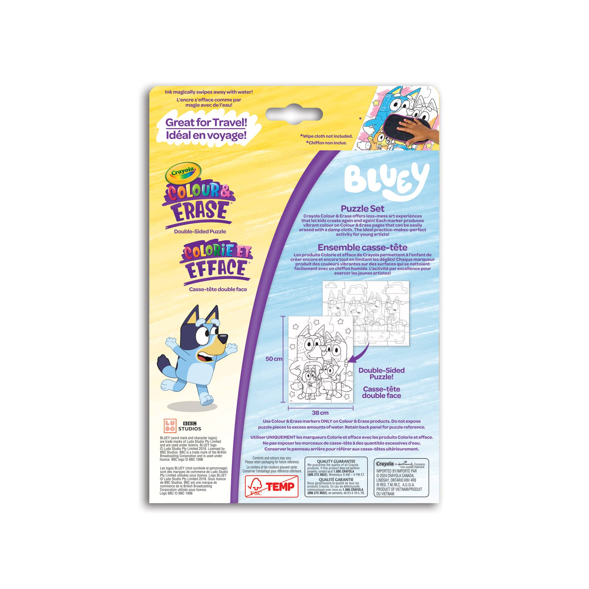 Crayola® Bluey Colour & Erase Puzzle Set