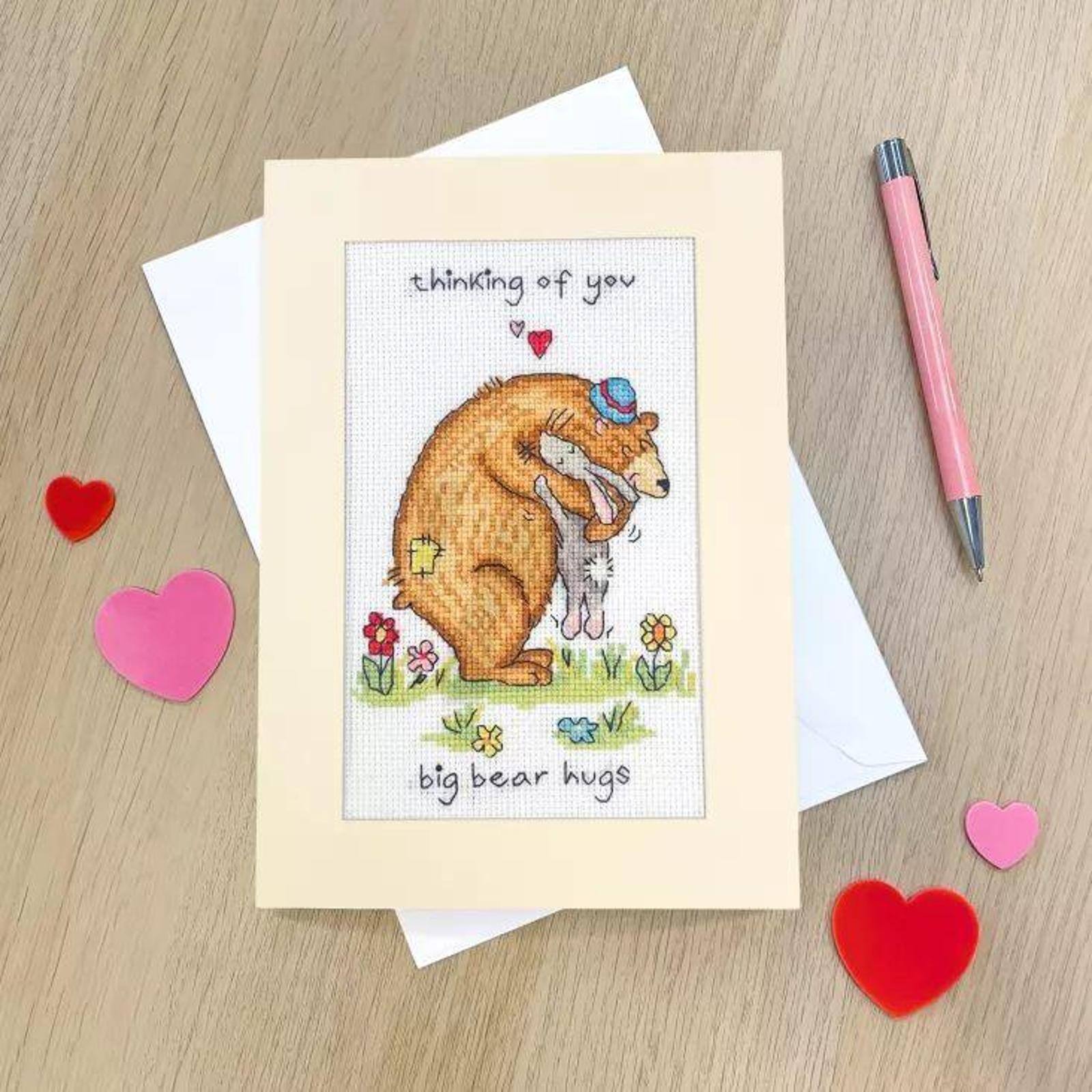 Bothy Threads Big Bear Hugs Counted Cross Stitch Kit