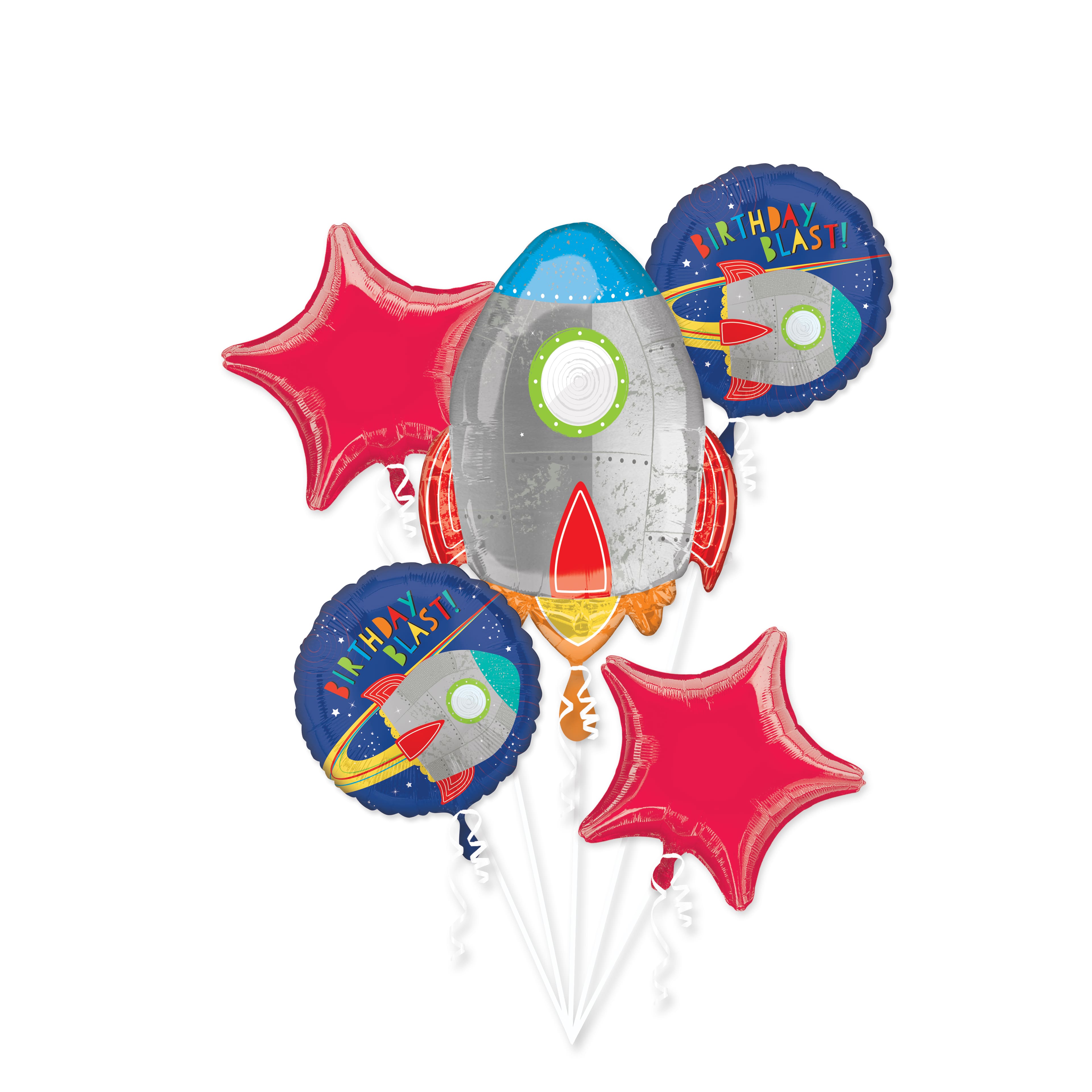 Birthday Blast Foil Balloon Bouquet