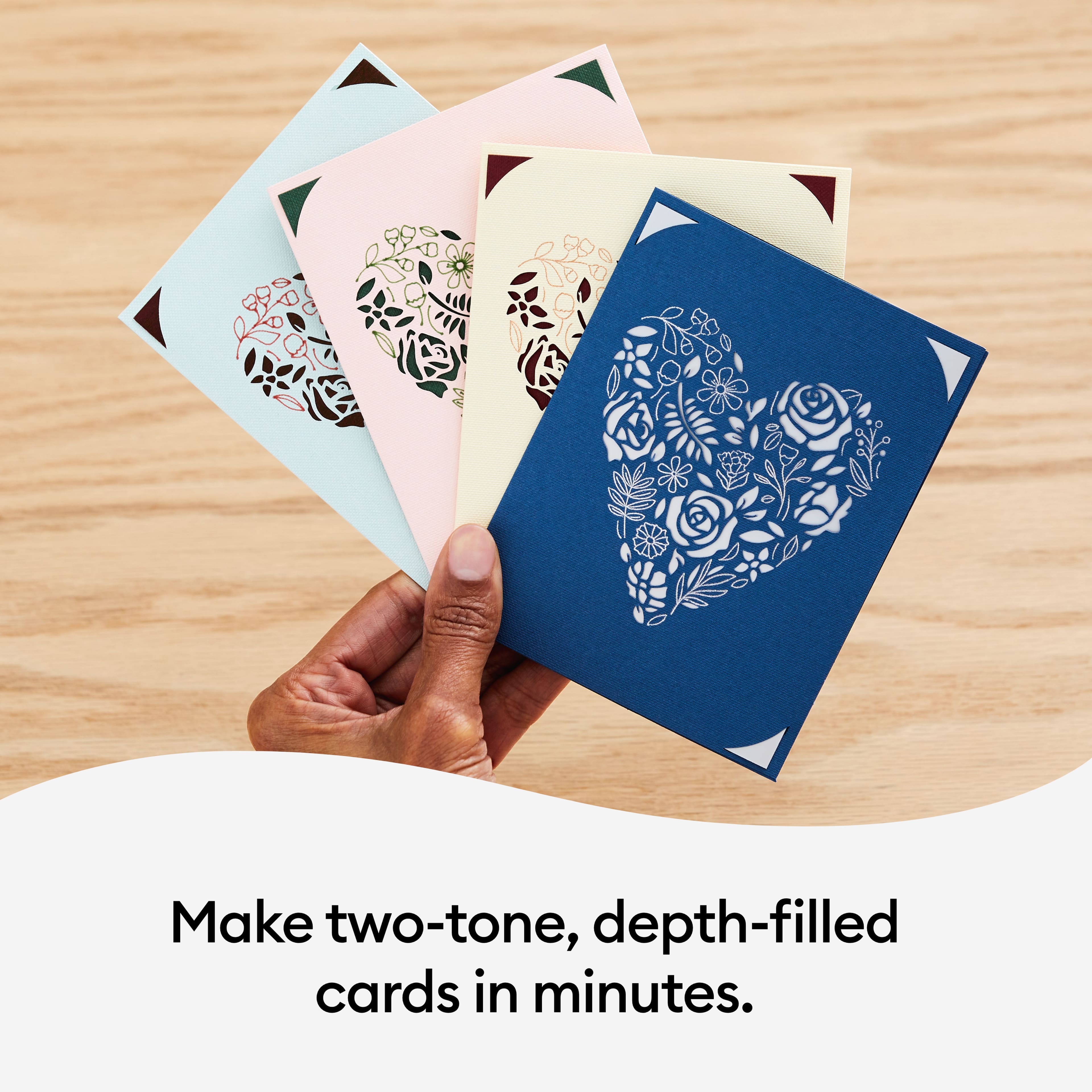 Cricut® S40 Insert Cards, Rainbow Scales Sampler