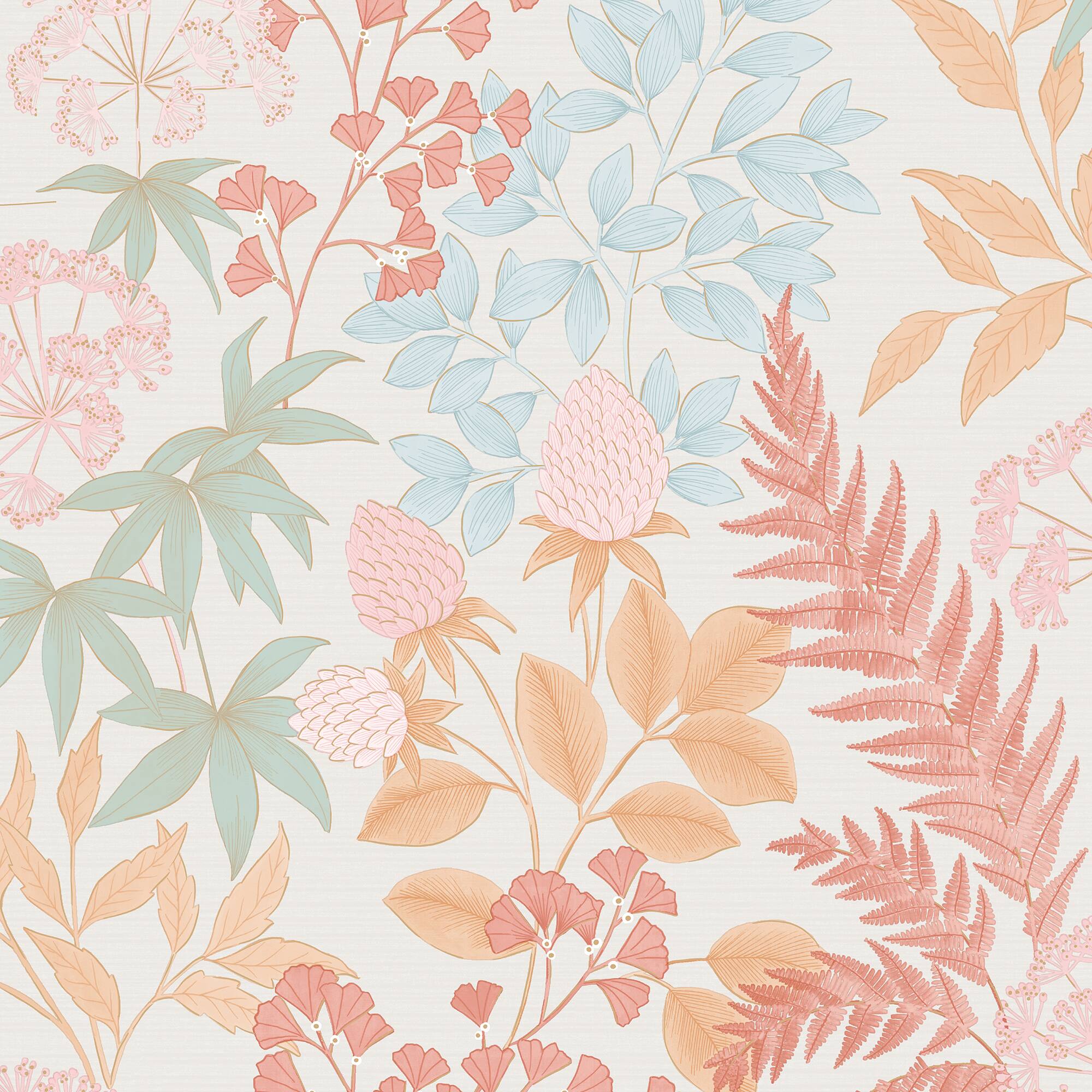 Designs Direct Gilded Bloom Wallpaper