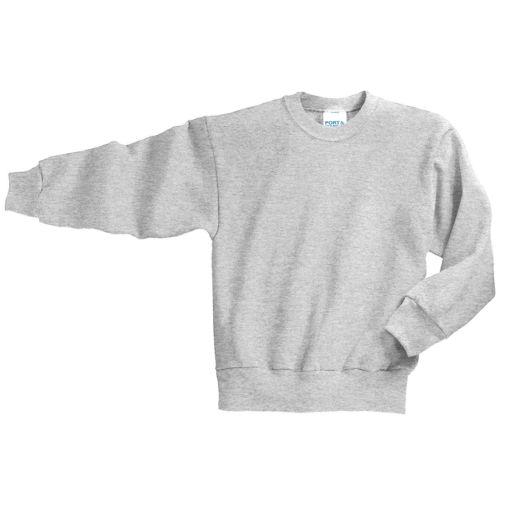 Port & Company® Youth Core Fleece Crewneck Sweatshirt