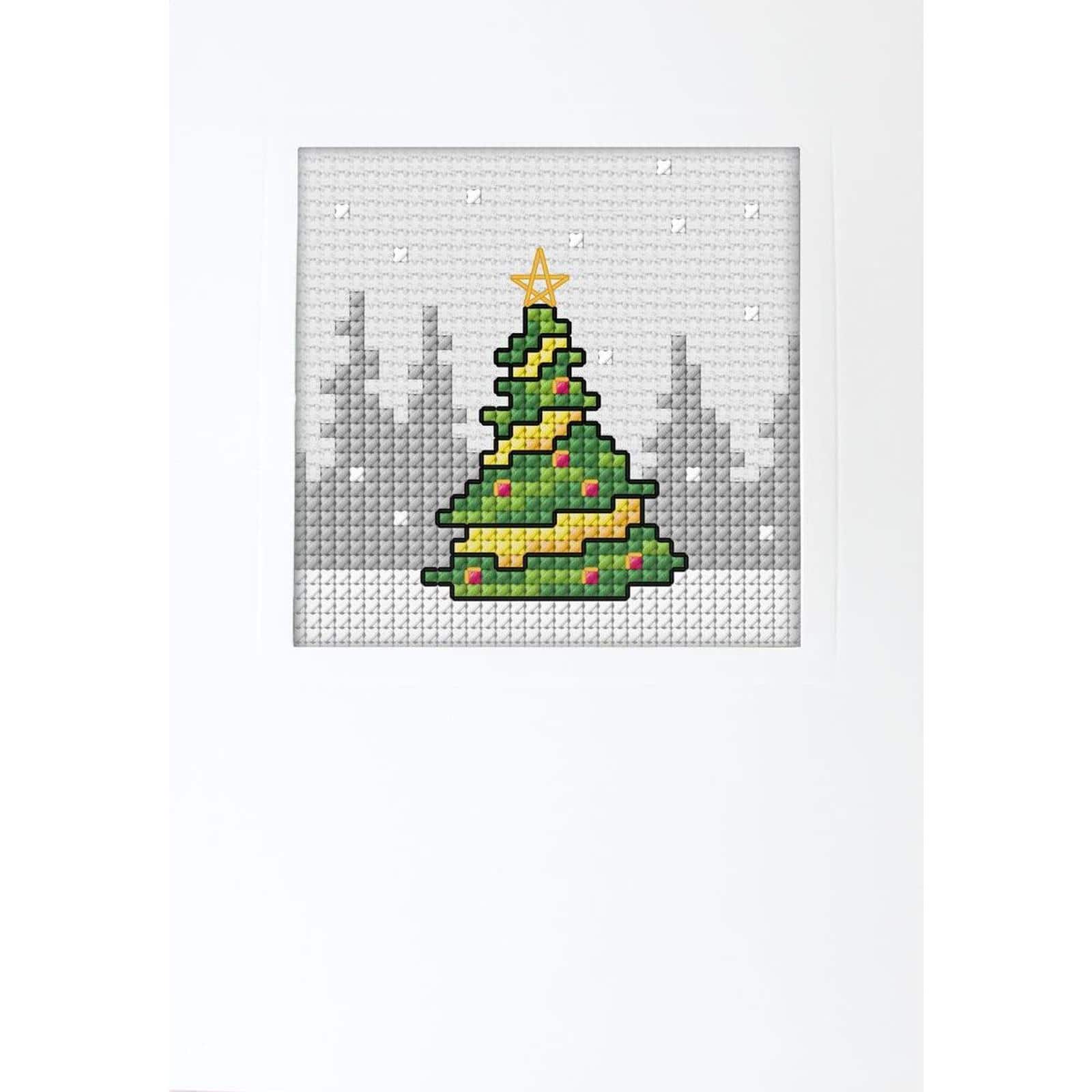 Orchidea Christmas Tree Counted Cross Stitch Kit