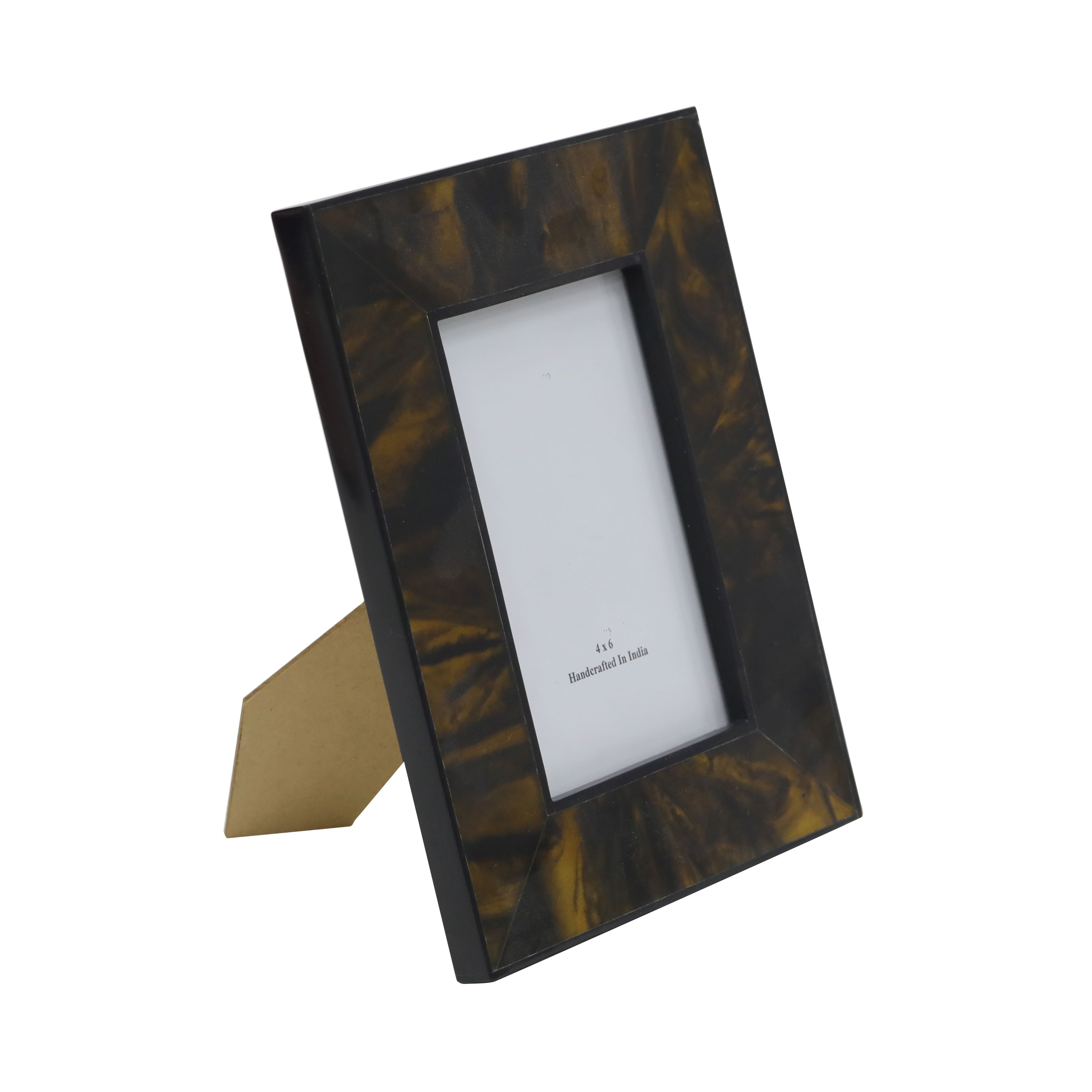4" x 6" Dark Brown with Black Trim Tabletop Frame by Ashland®