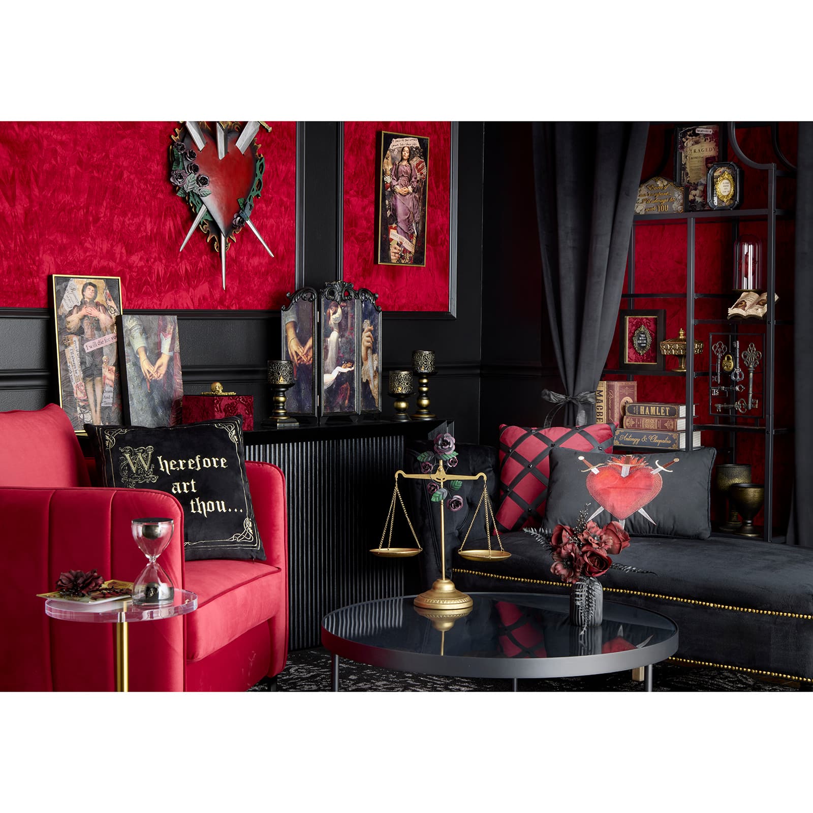 6.5" Antique Gold Skull Hourglass Tabletop Décor by Ashland®