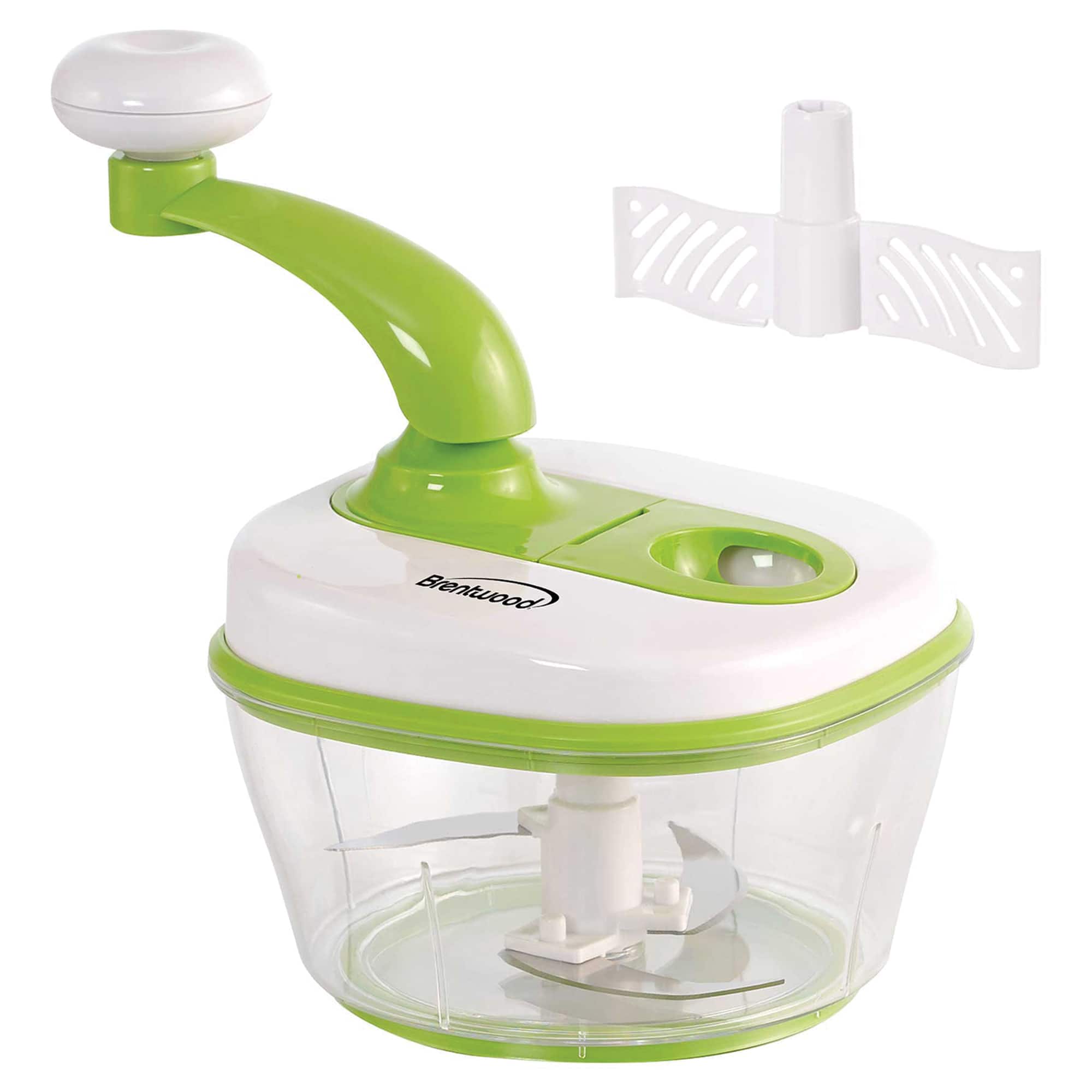 Brentwood Food Processor With 8-Cup Storage Container, Stainless Steel Blades & Paddle Mixer