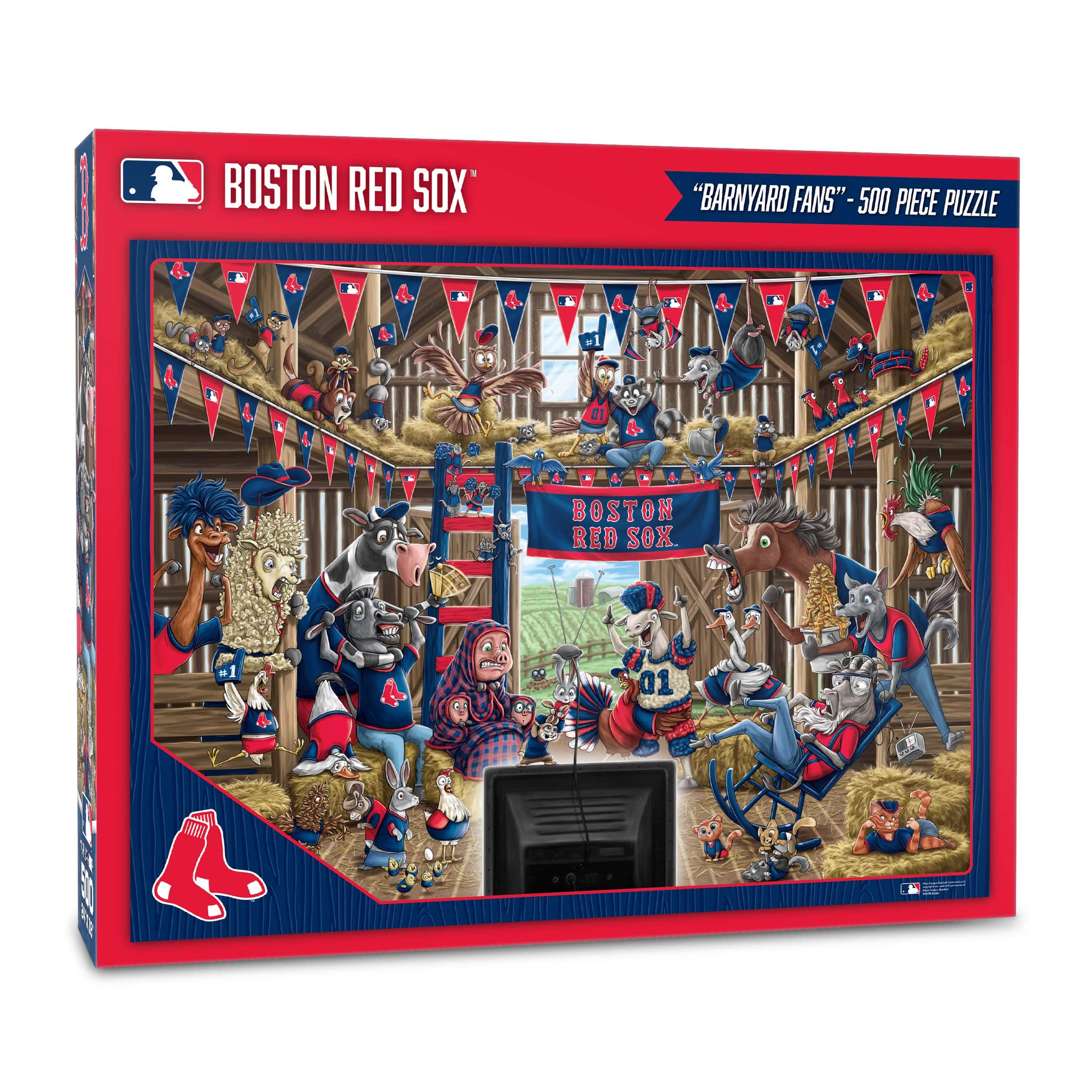 MLB Barnyard Fans 500 Piece Puzzle