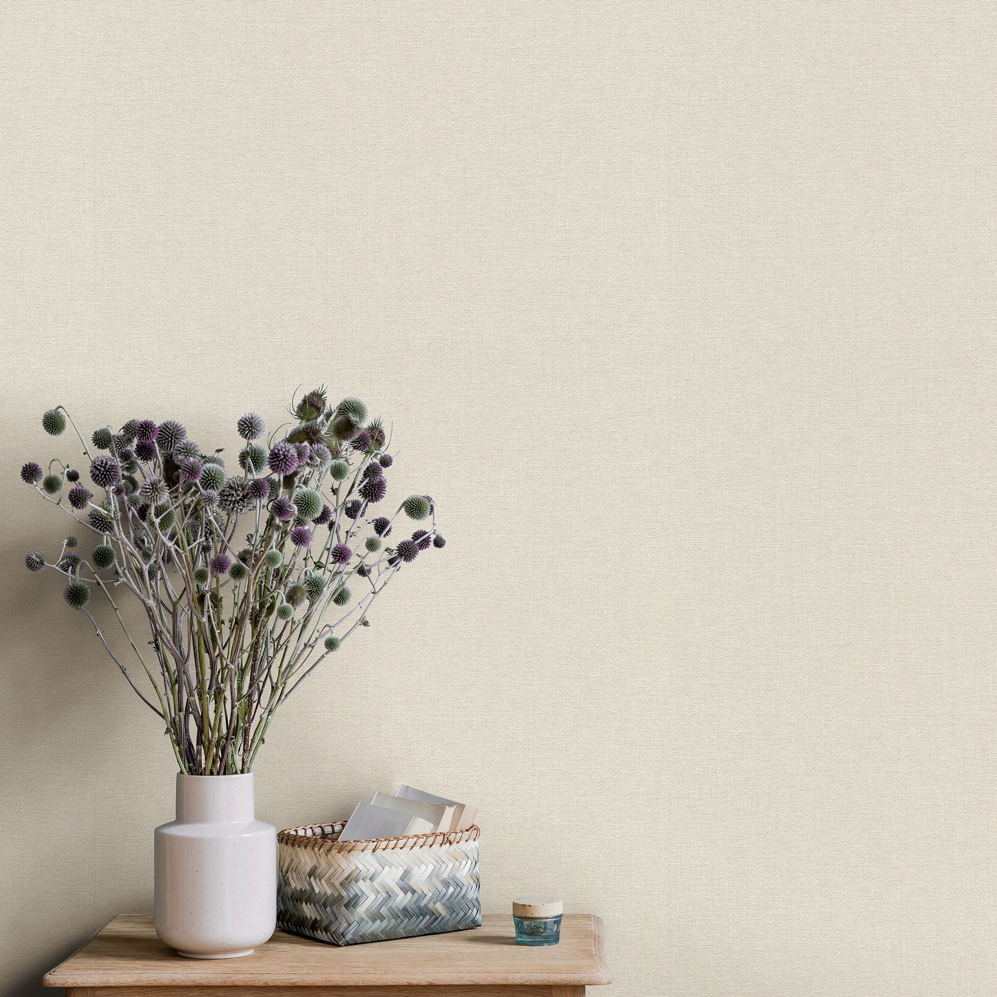 Designs Direct Linen Serenity Wallpaper