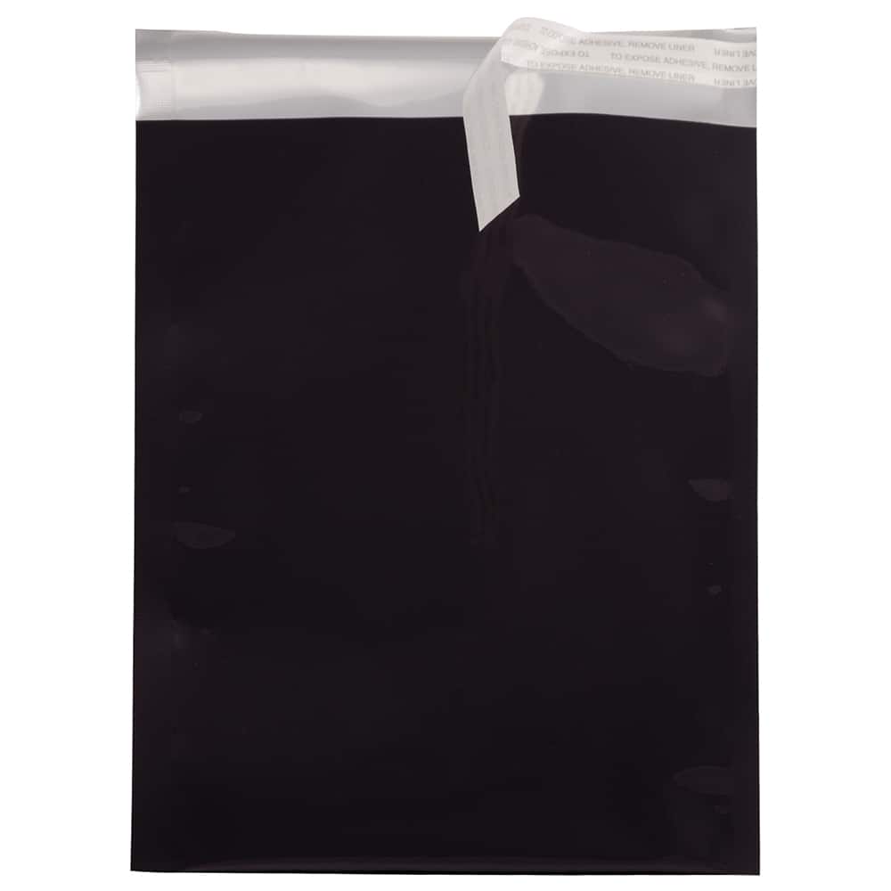 JAM Paper 6.25" x 7.875" Black Foil Open End Envelopes, 25ct.