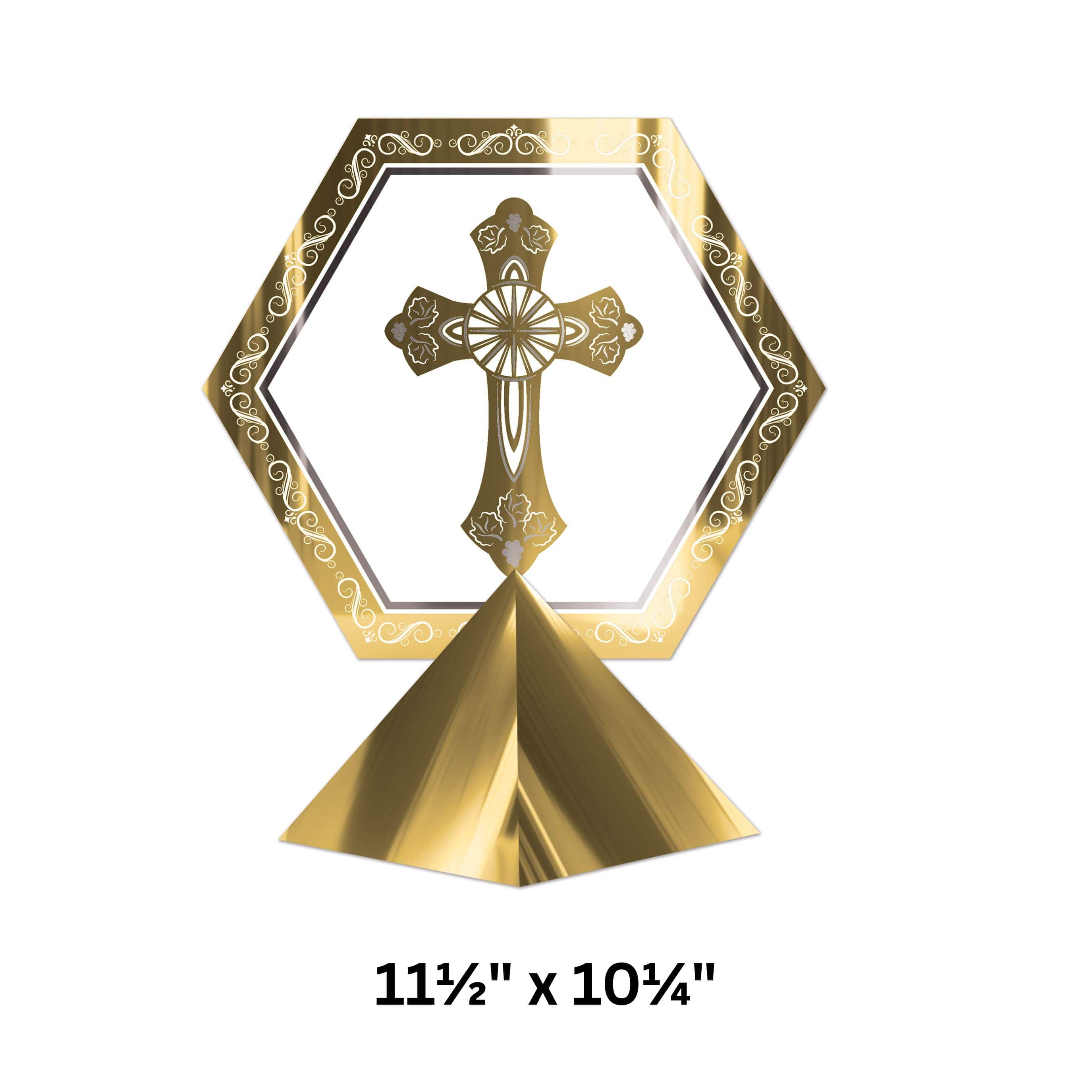 Beistle 11.5" 3D Foil Religious Centerpieces, 2ct.