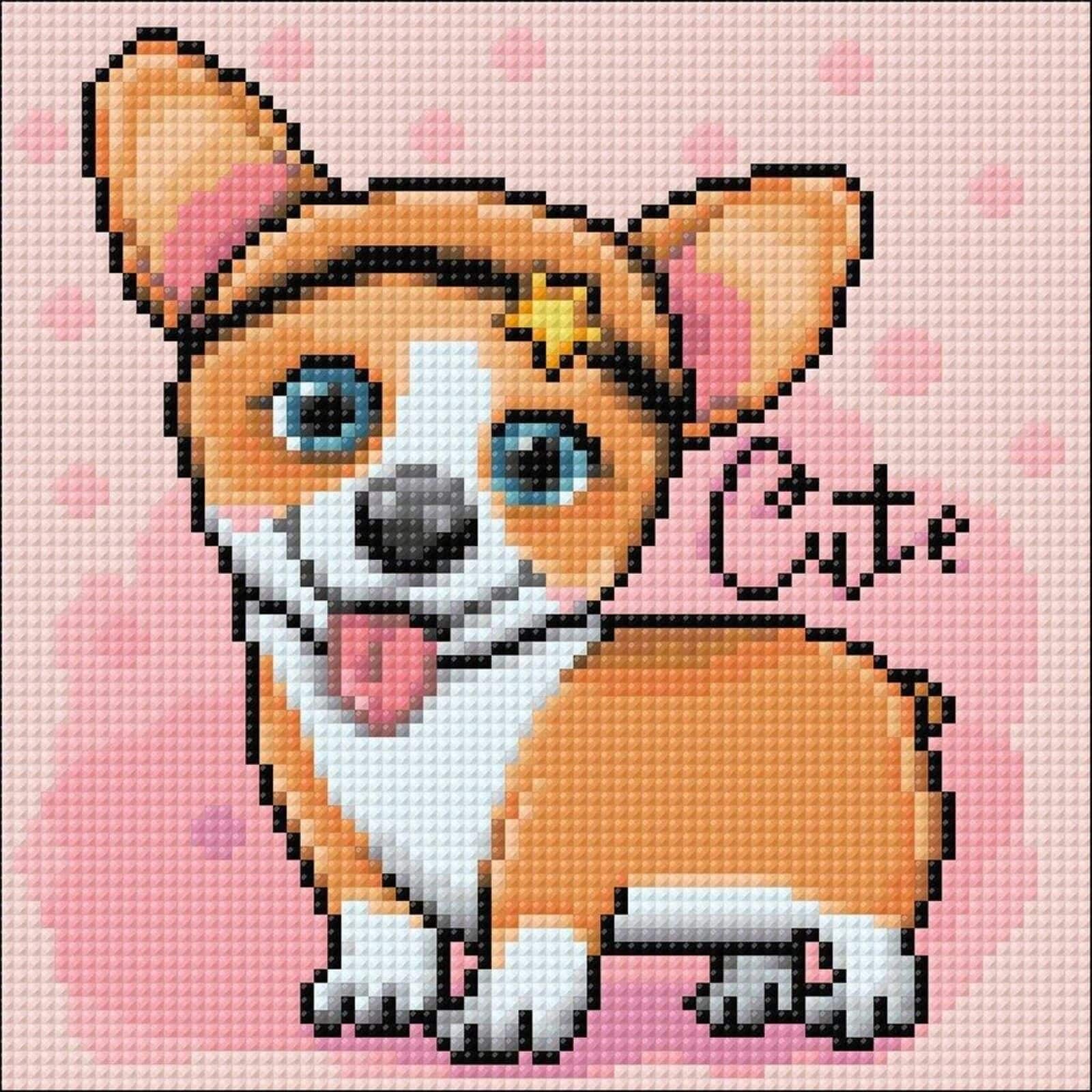Crafting Spark Corgi Diamond Painting Kit