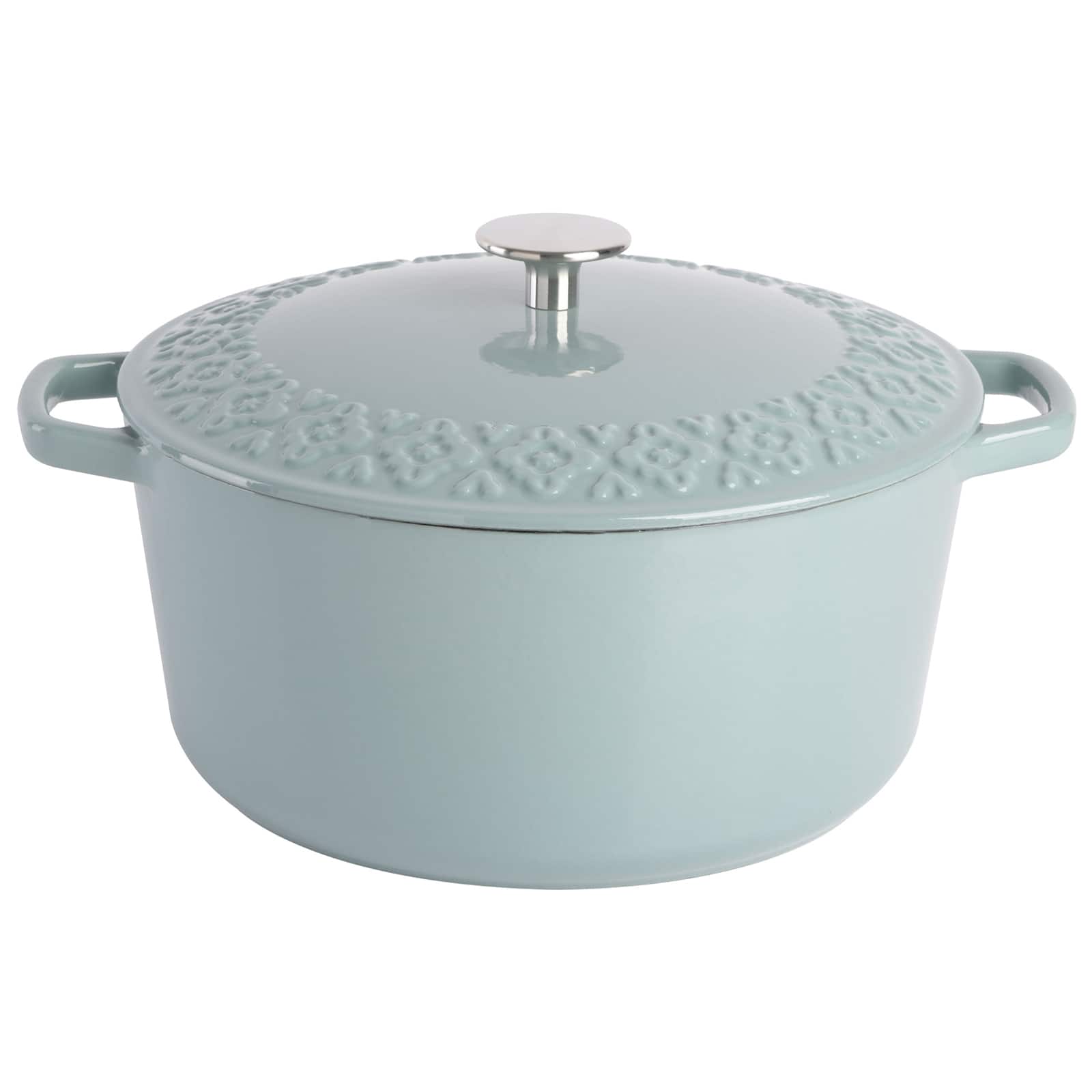 Spice By Tia Mowry Savory Saffron 6qt. Enameled Cast Iron Dutch Oven with Lid