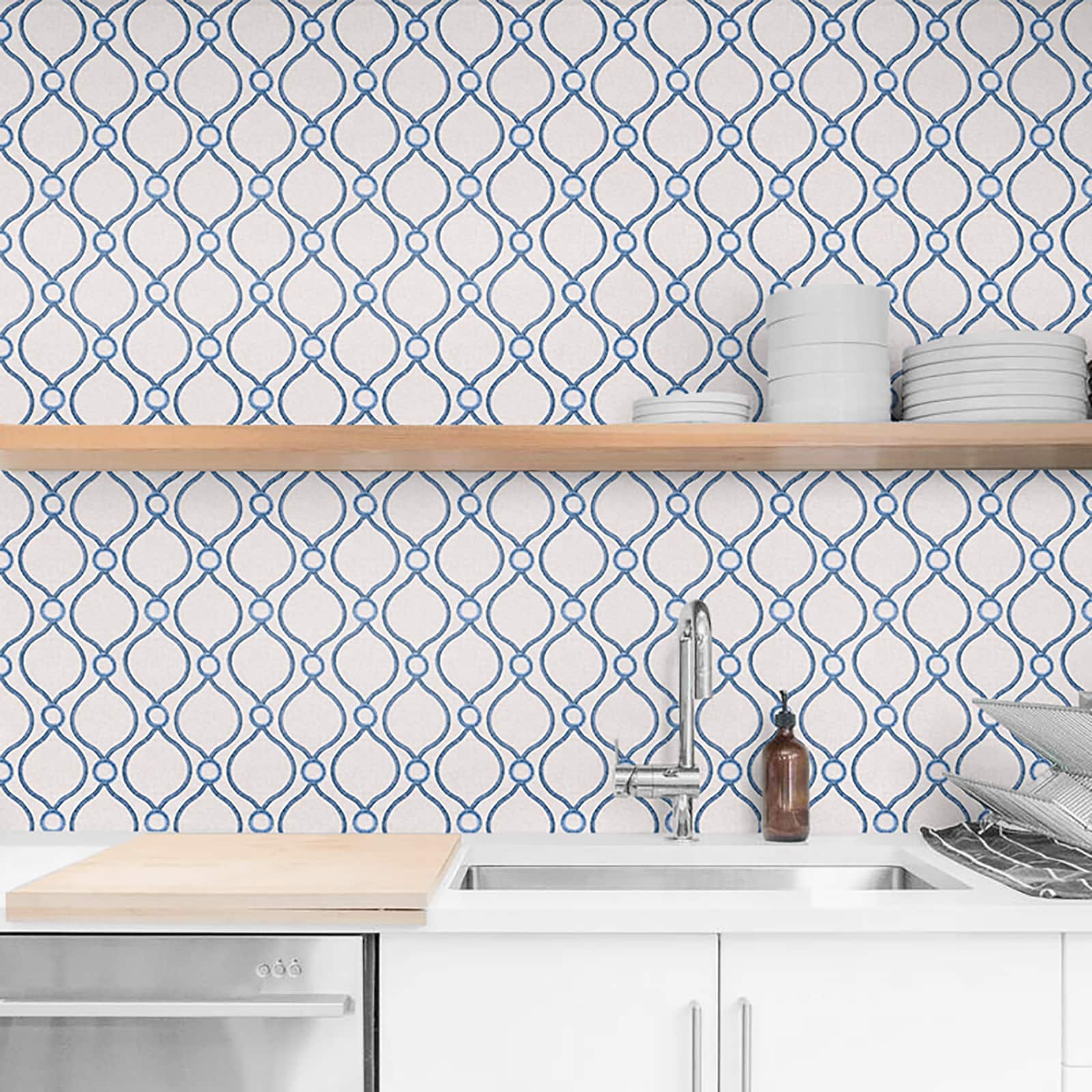 Surface Style Curveball Peel & Stick Wallpaper