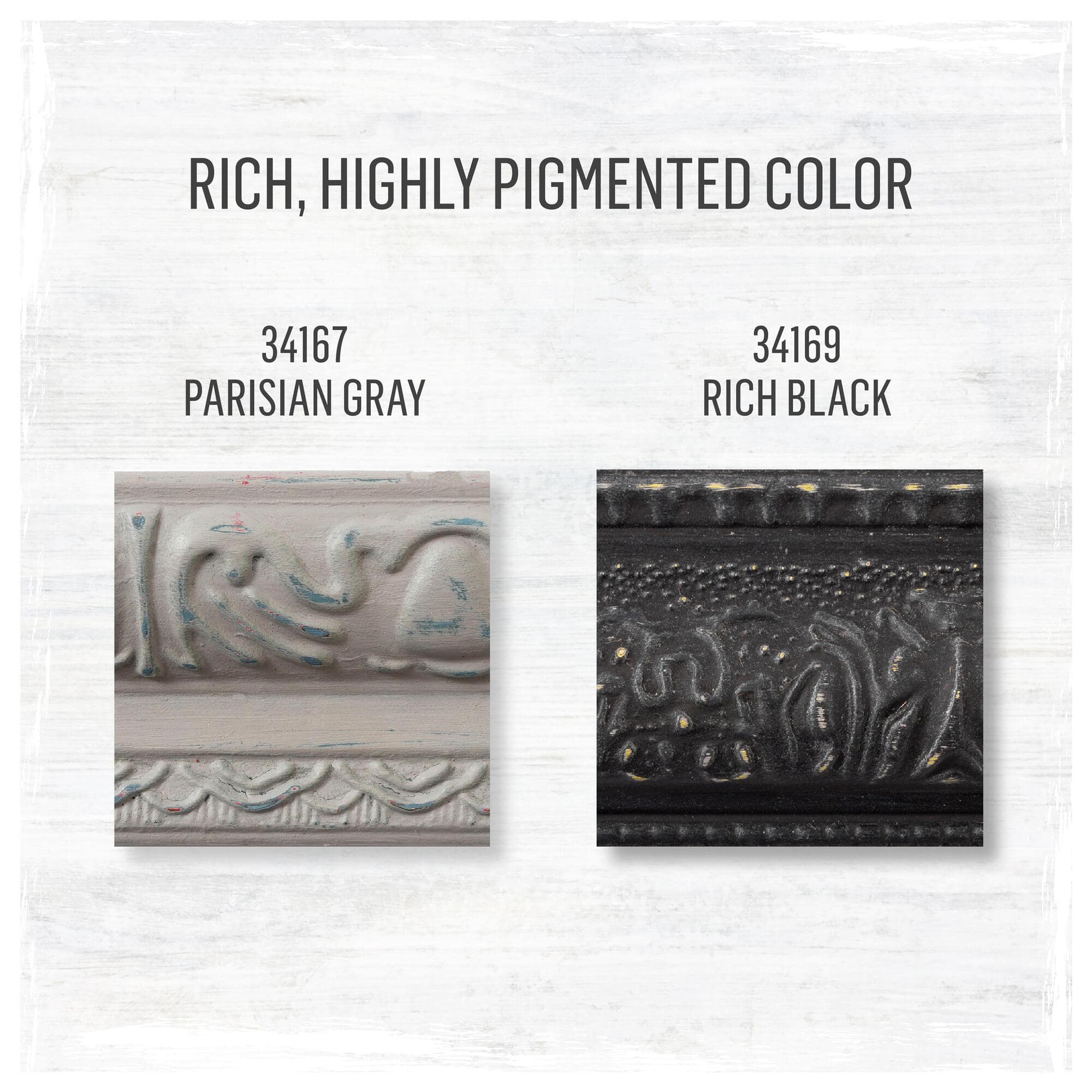 FolkArt® Home Decor™ Chalk Grey & Black with Brushes Kit
