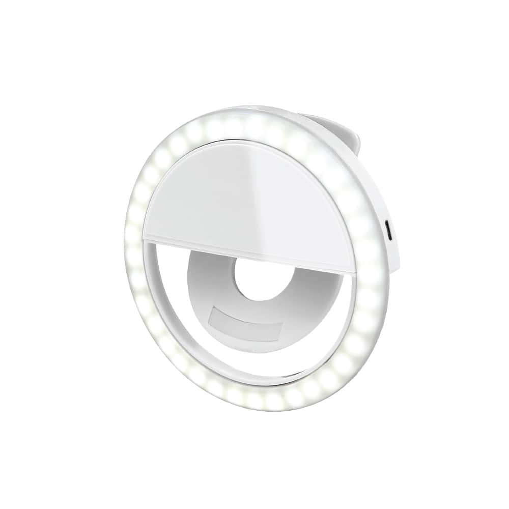 Bower White & RGB LED Clip-On Rechargeable Selfie Light