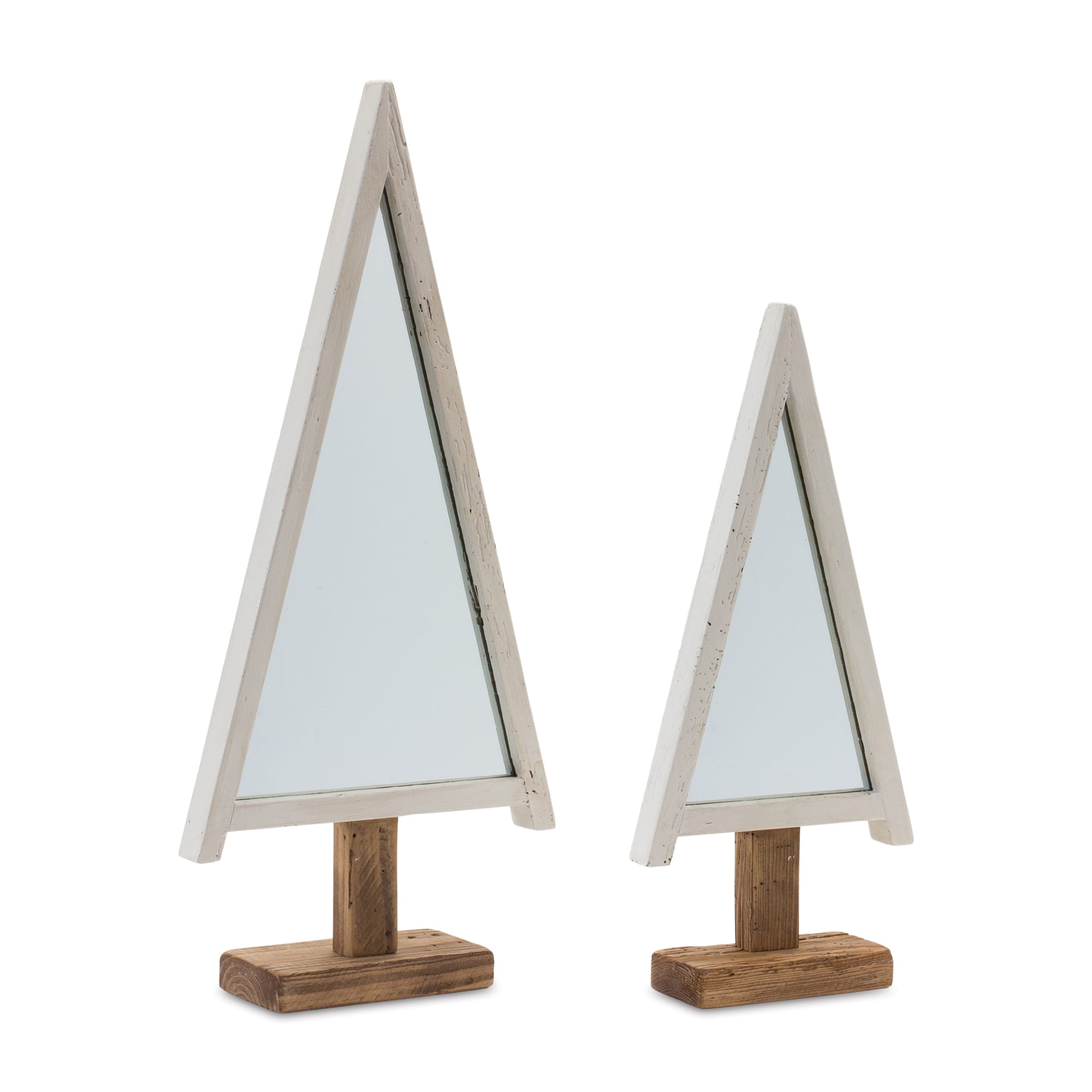 Framed Mirror Pine Tree Set