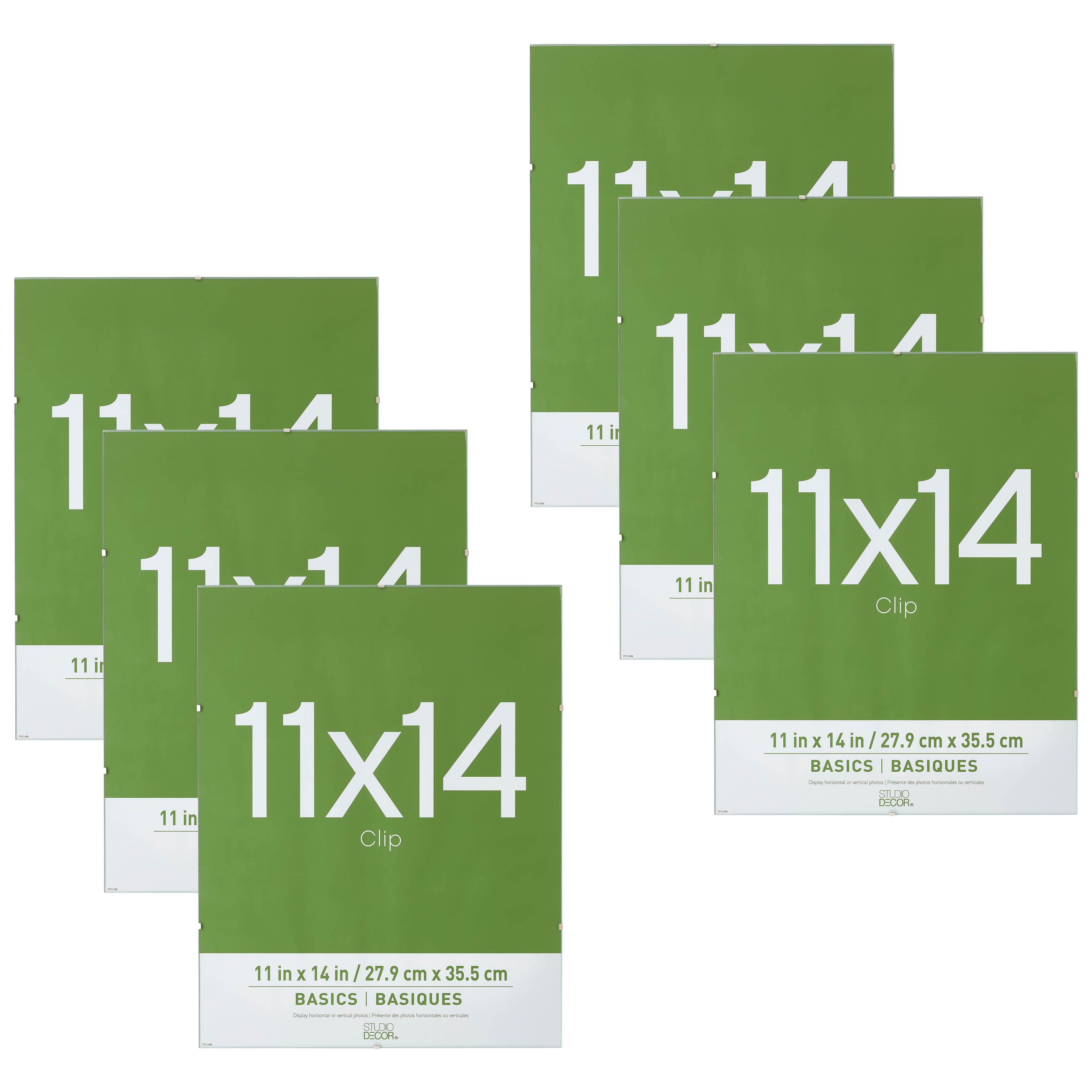 6 Pack: Basics 11" x 14" Clip Frame by Studio Décor®