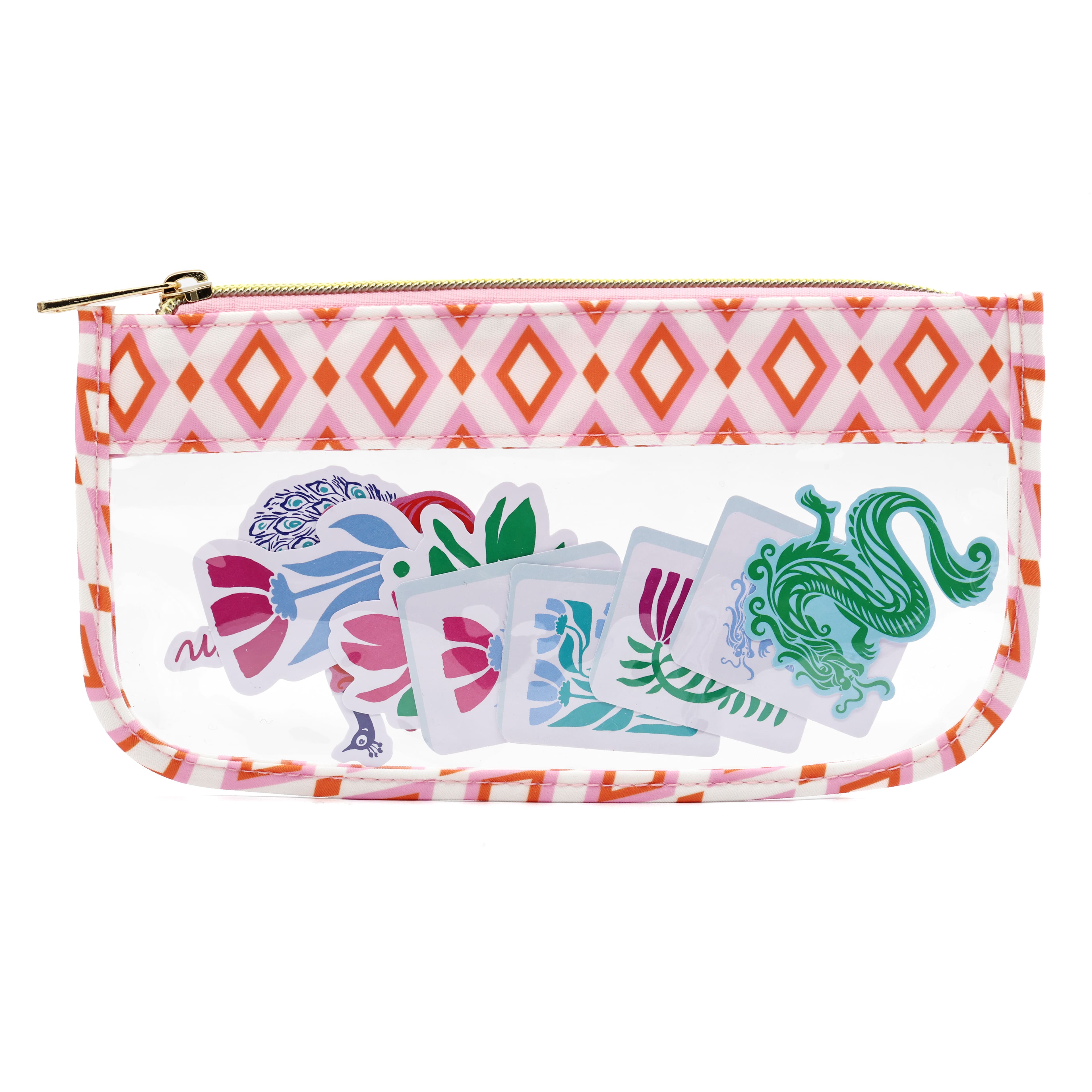 9" Pink Diamond Storage Pouch by Fab Finds