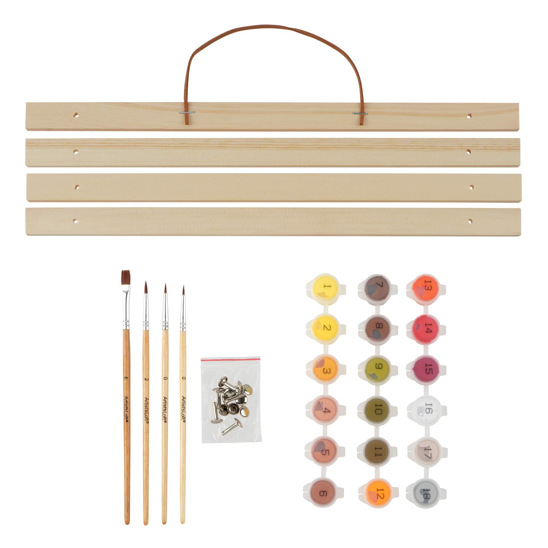 11" x 14" Living Room Fireplace Paint-by-Number Kit by Artist's Loft®