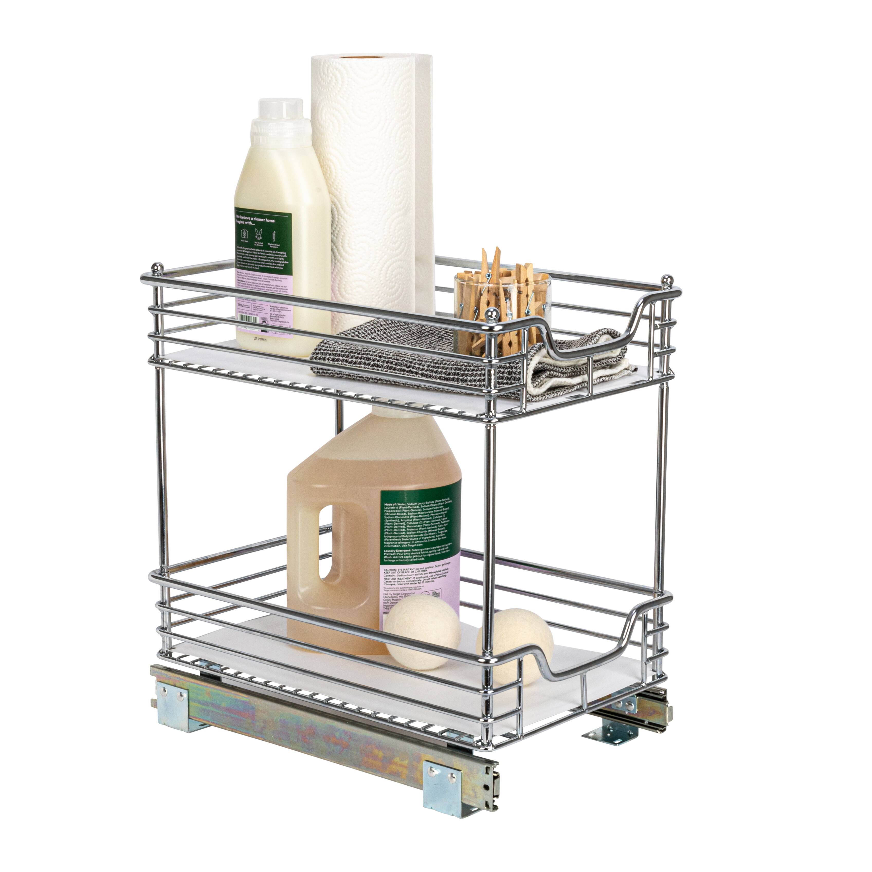 Household Essentials Glidez 2-Tier Cabinet Organizer