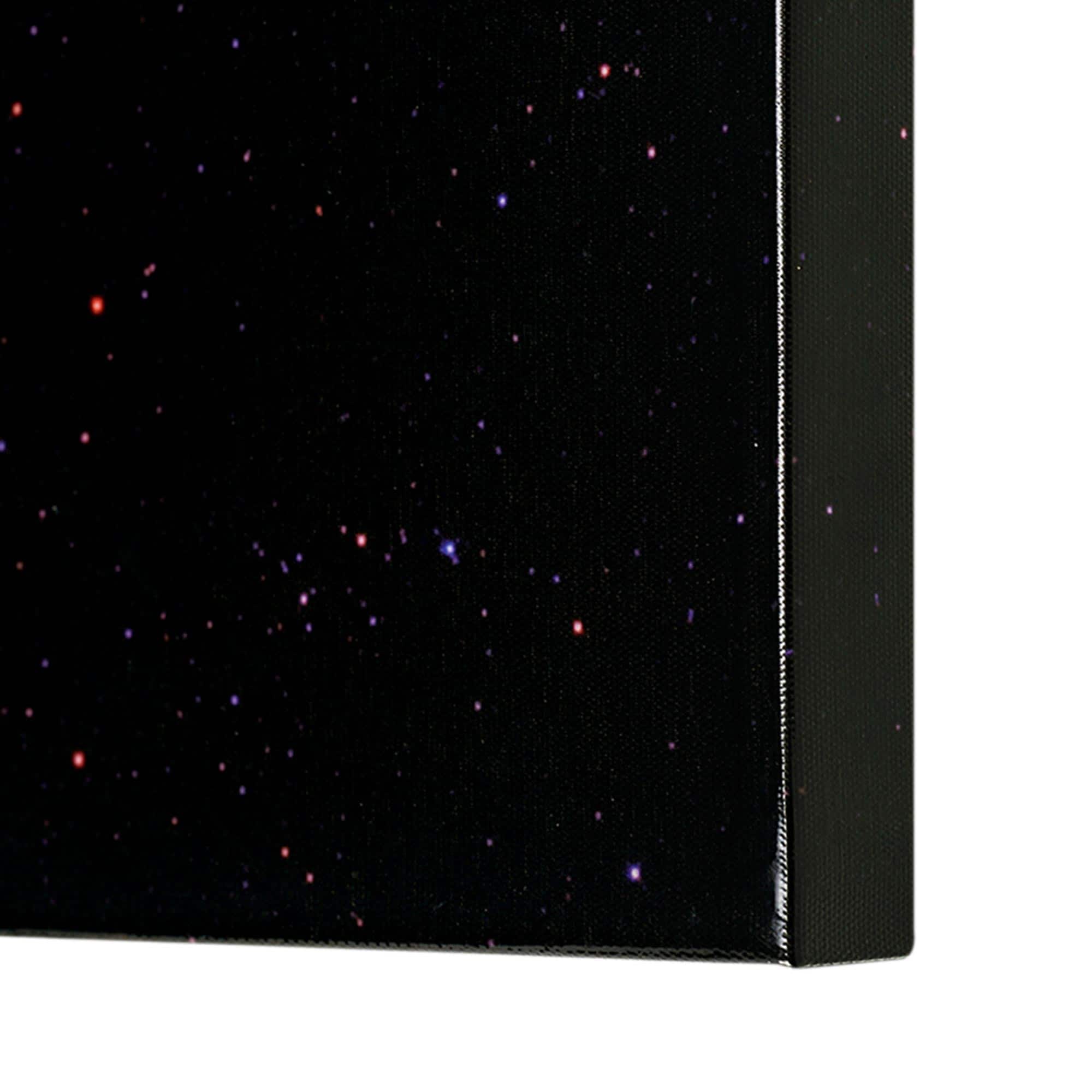 American Art Décor™ 36" NASA Hubble 30 Years Galaxy Glossy Canvas Wall Art Print