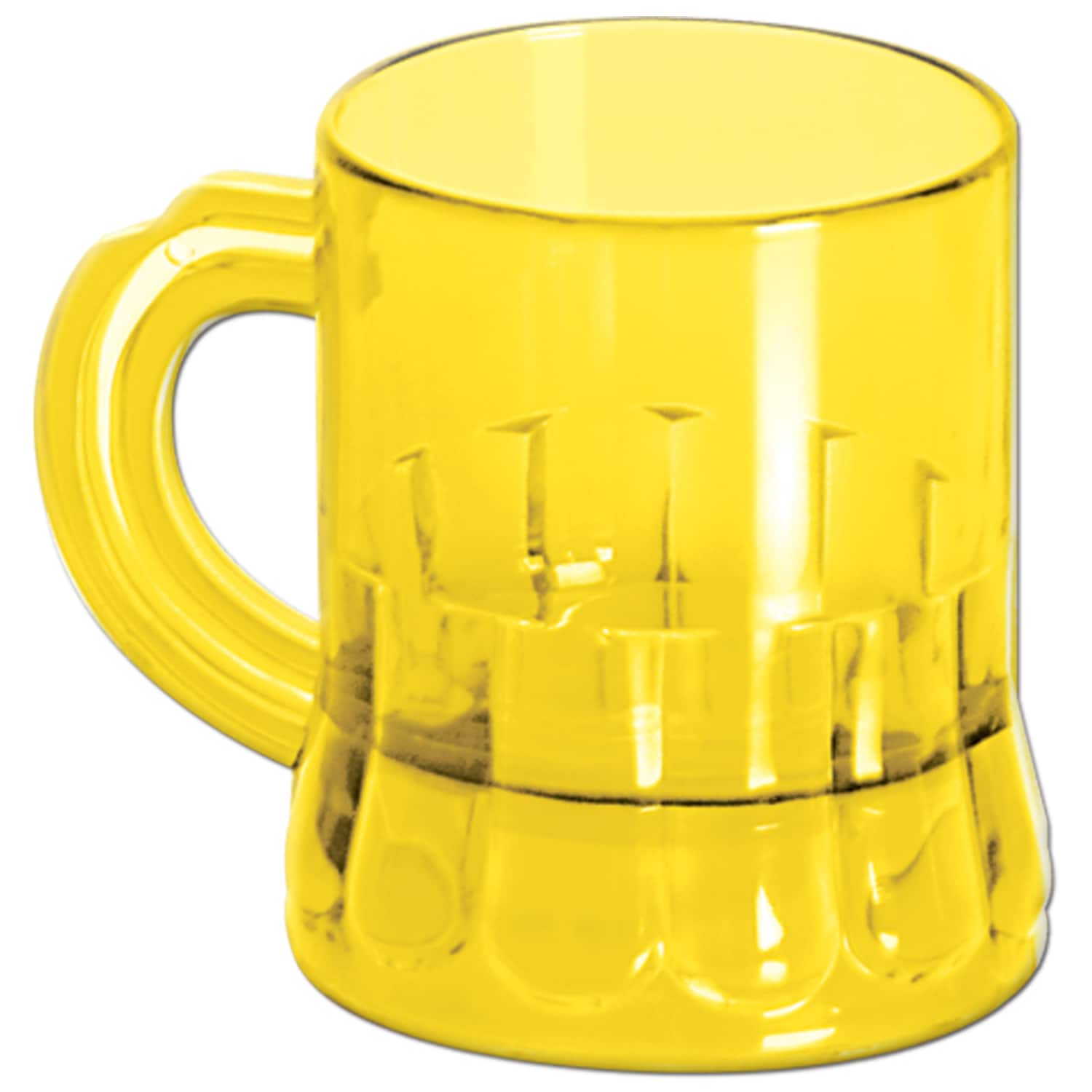 Beistle 3oz. Yellow Mug Shot Party Mugs, 6ct.